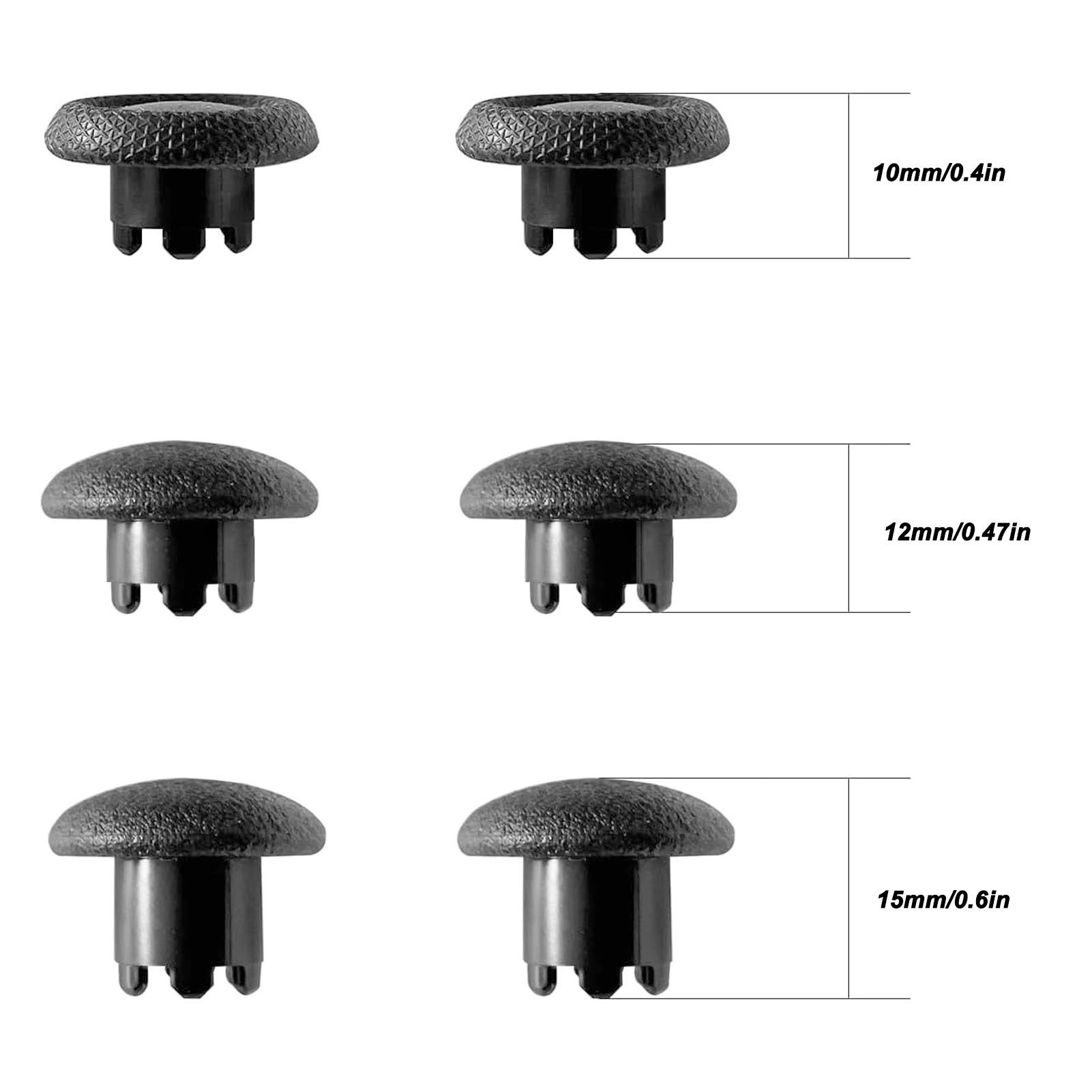 Thumbstick Cap Replacement Kit 3 Height High Accuracy Enhanced Comfort Thumb FY - Afbeelding 30 van 30