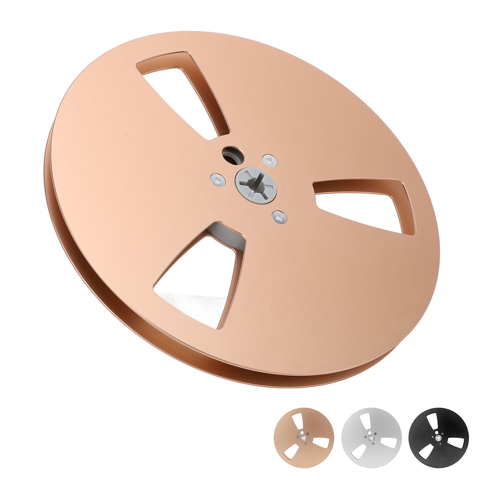 1/4 7in Empty Tape Reel 3 Holes Universal Open Reel Sound Takeup Reel For Re NEW - Afbeelding 14 van 21