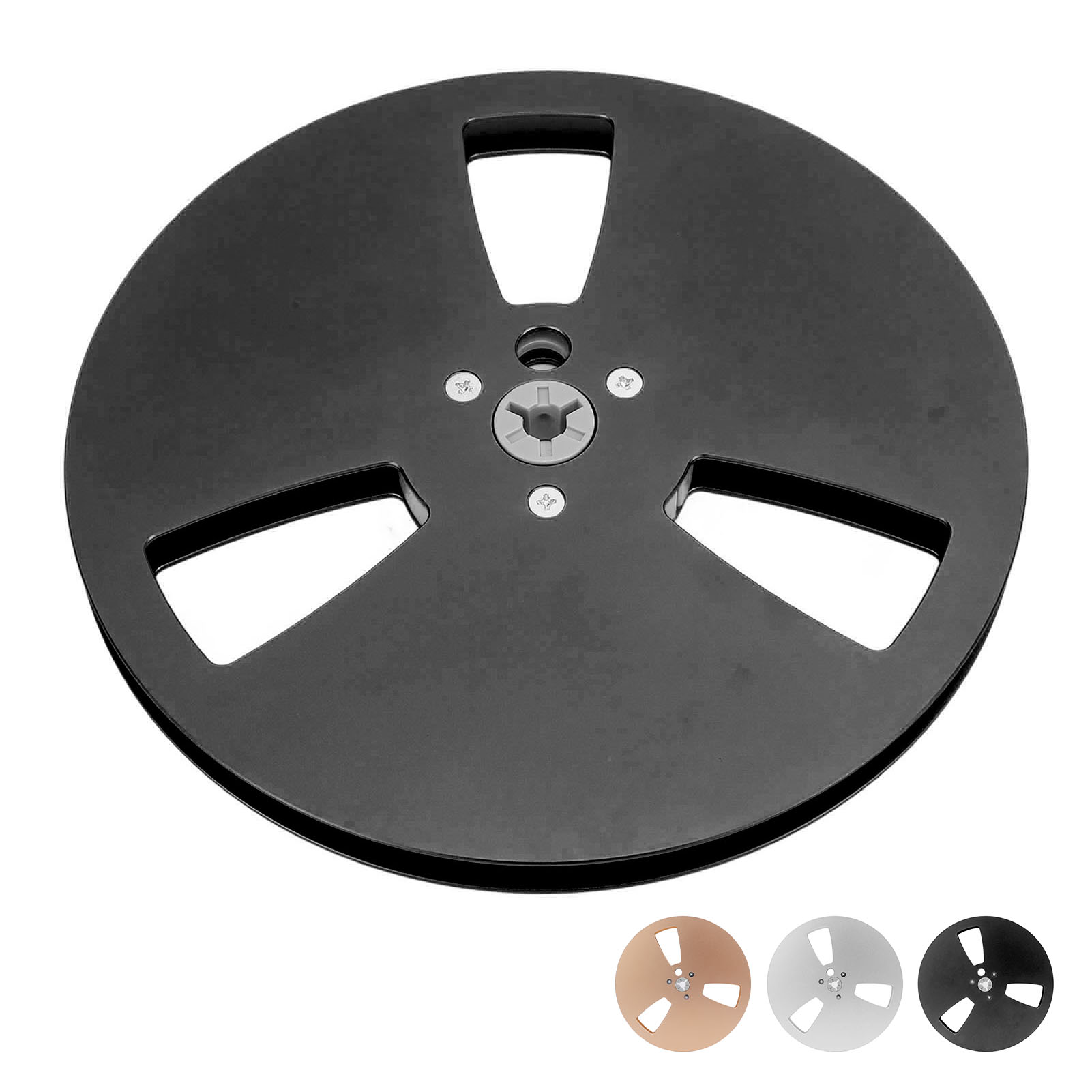 1/4 7in Empty Tape Reel 3 Holes Universal Open Reel Sound Takeup Reel For Re NEW - Afbeelding 18 van 21