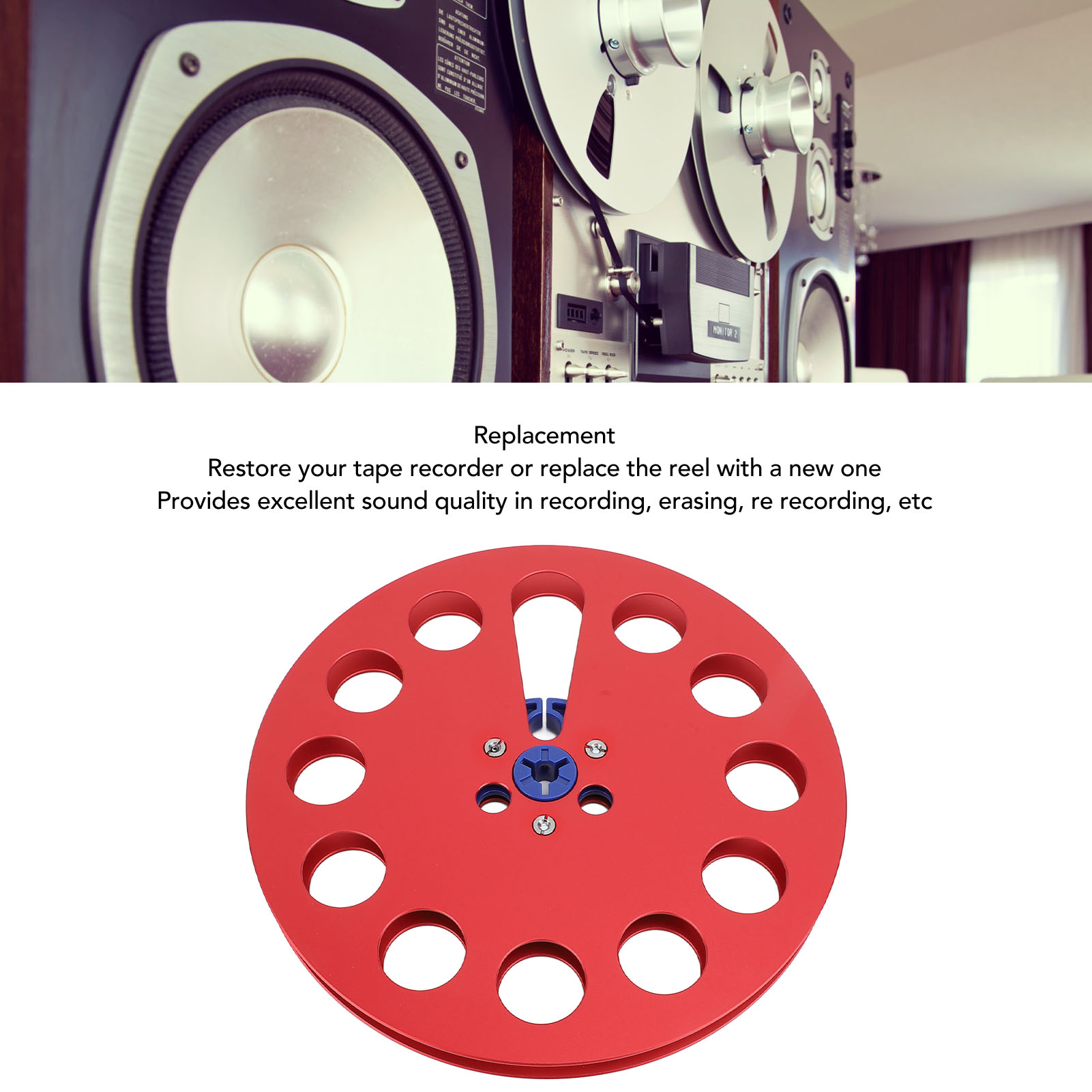 1/4 7in Empty Tape Reel Universal Open Reel Sound Tape Empty Reel For NEW - Afbeelding 15 van 18