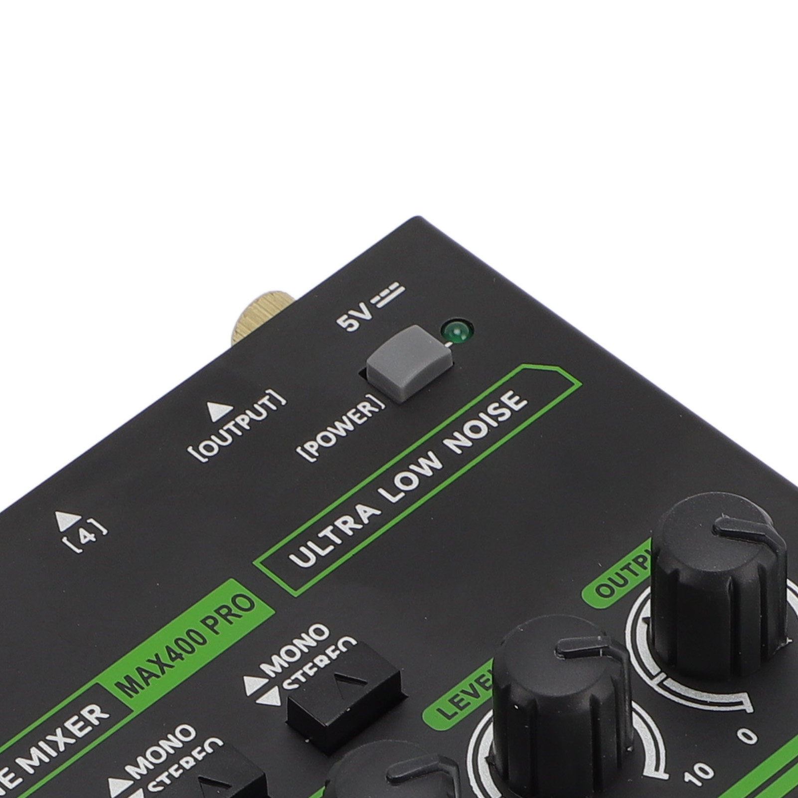 4 Channel Mixer 6.35mm 4 In 1 Out Professional Compact Stereo Sound Mixer Wi NEW - Zdjęcie 17 z 18