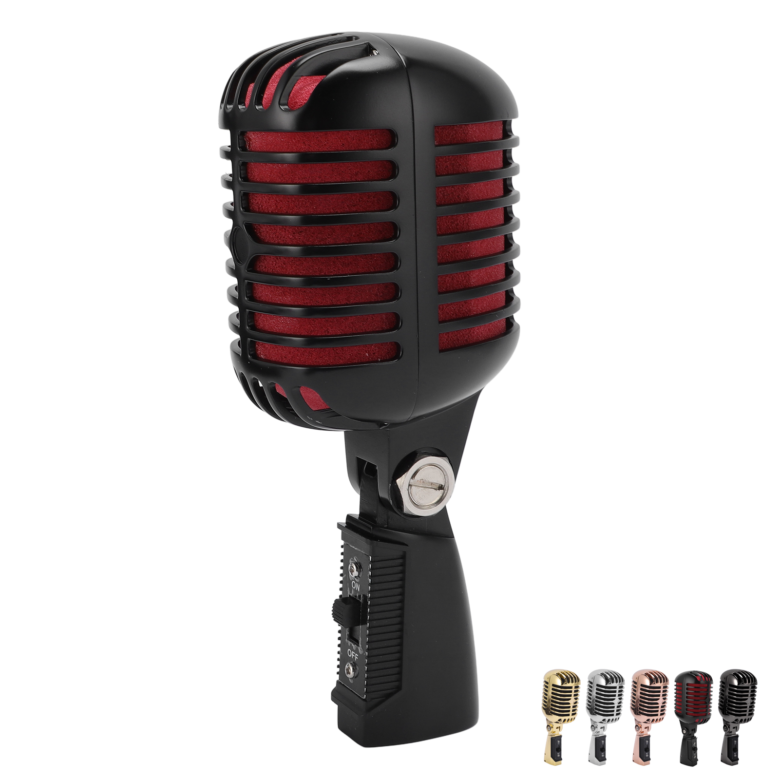 Dynamic Microphone Retro Cardioid Pickup Angle Adjustable Mic For Stage Perf Kit - Picture 27 of 27