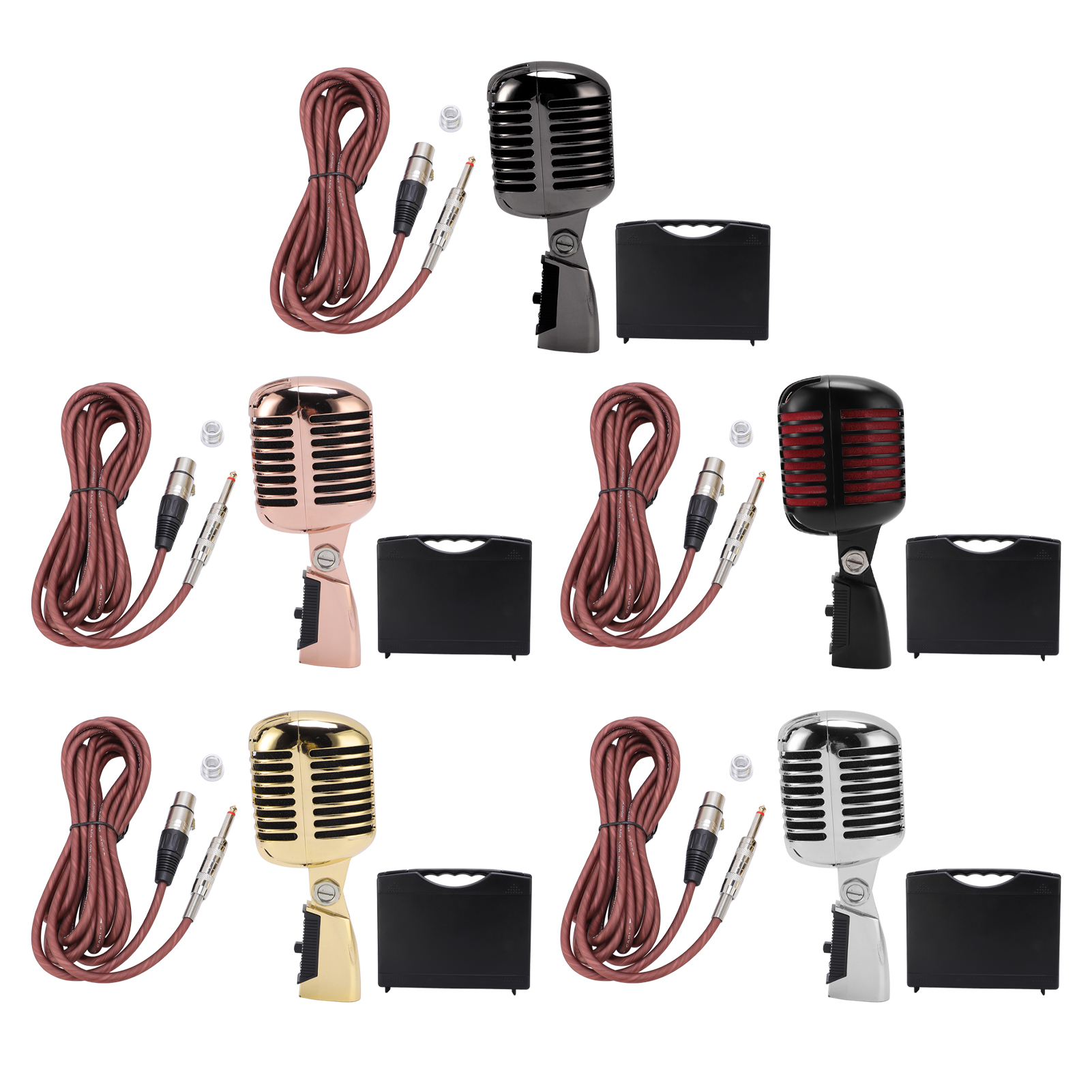 Dynamic Microphone Retro Cardioid Pickup Angle Adjustable Mic For Stage Perf Kit - Picture 26 of 27