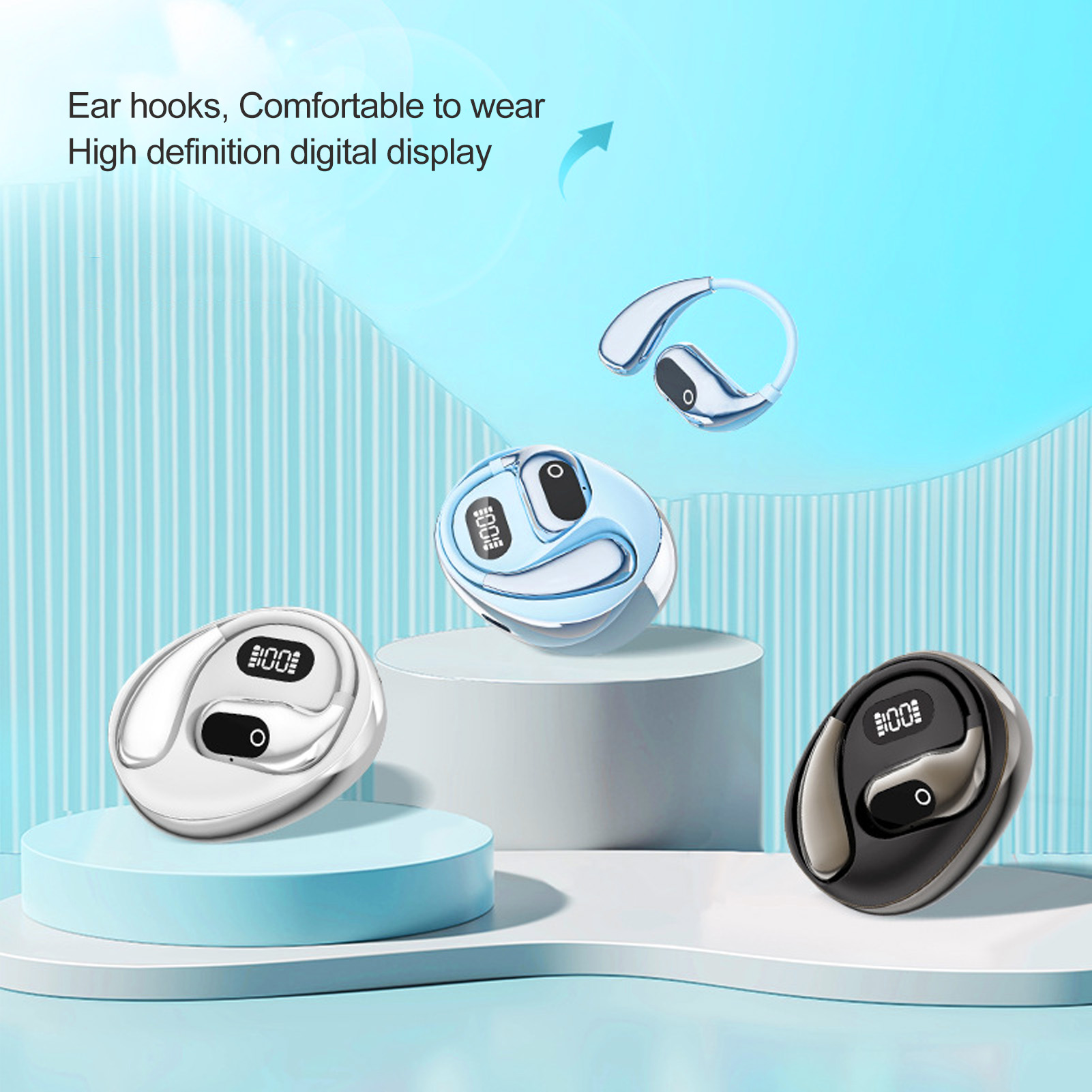 BT 5.4 Translation Earphones Real Time 144 Languages Noise Reduction AI Tran Set - Picture 14 of 21