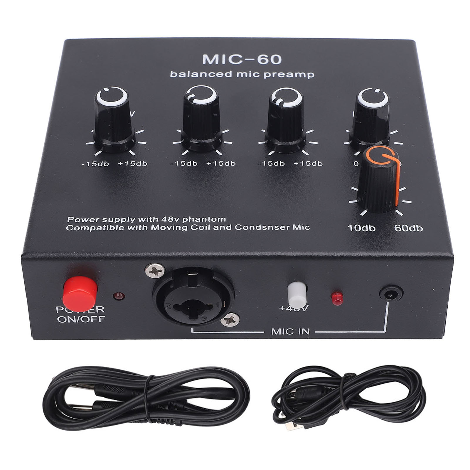 Dynamic Microphone Preamp Enhance Sound Quality For Recording