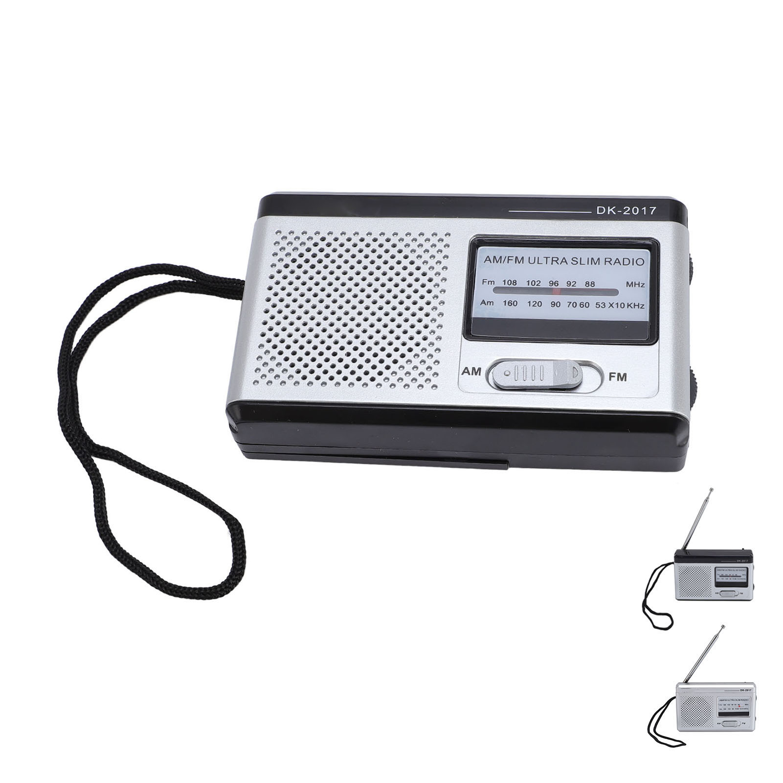 Hot Portable FM AM Radio Battery Powered Compact Transistor Radio With Headphone - Picture 29 of 30