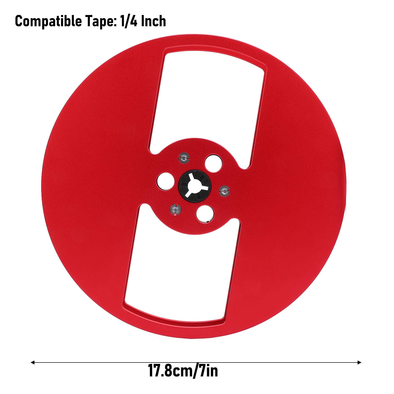 1/4 7in Empty Tape Reel Open Reel Sound Tape Empty Reel With 2 Holes For Ree NEW - Afbeelding 14 van 27