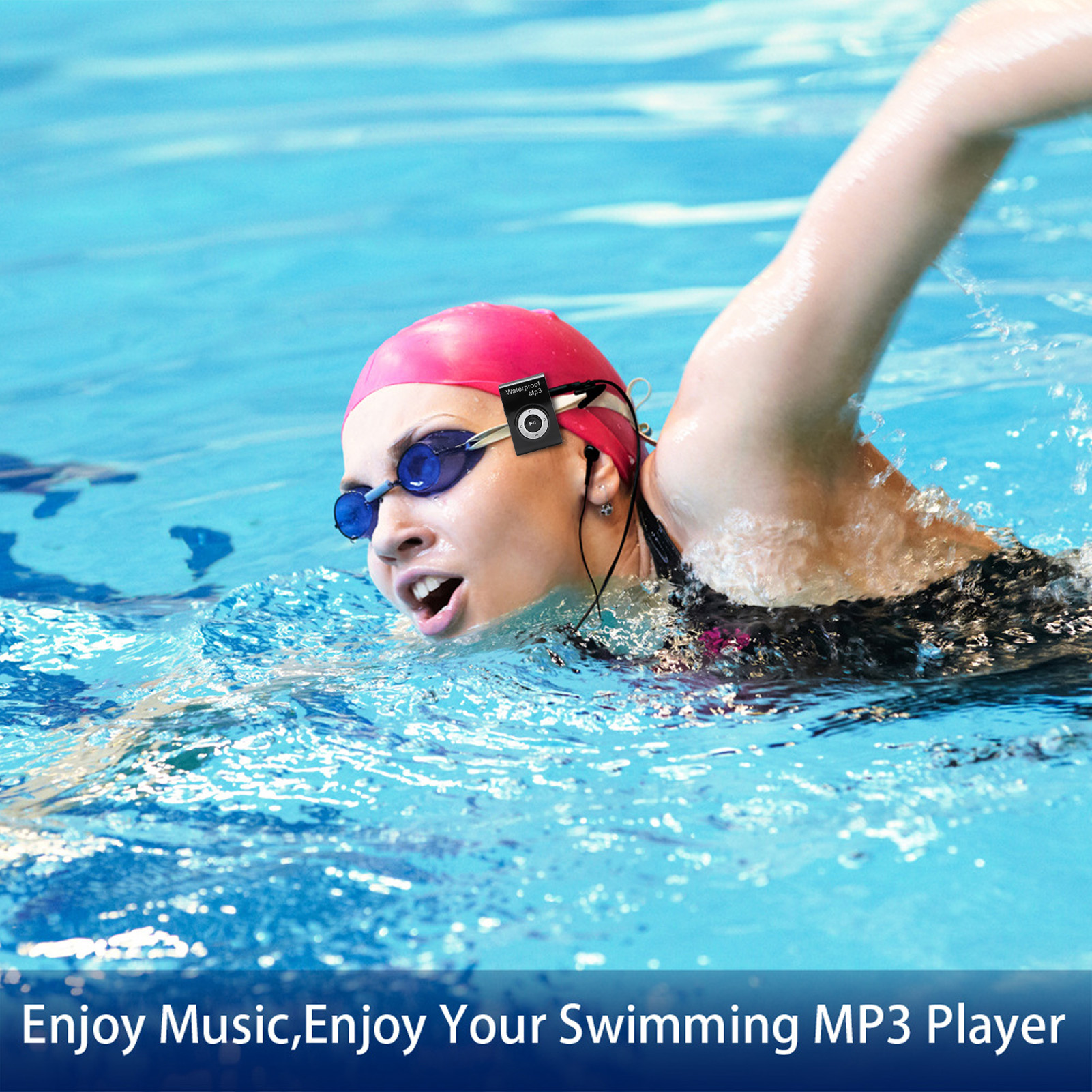 Swimming MP3 Player 8GB Memory Multifunctional Portable Underwater Music Pl HLF - Picture 18 of 21