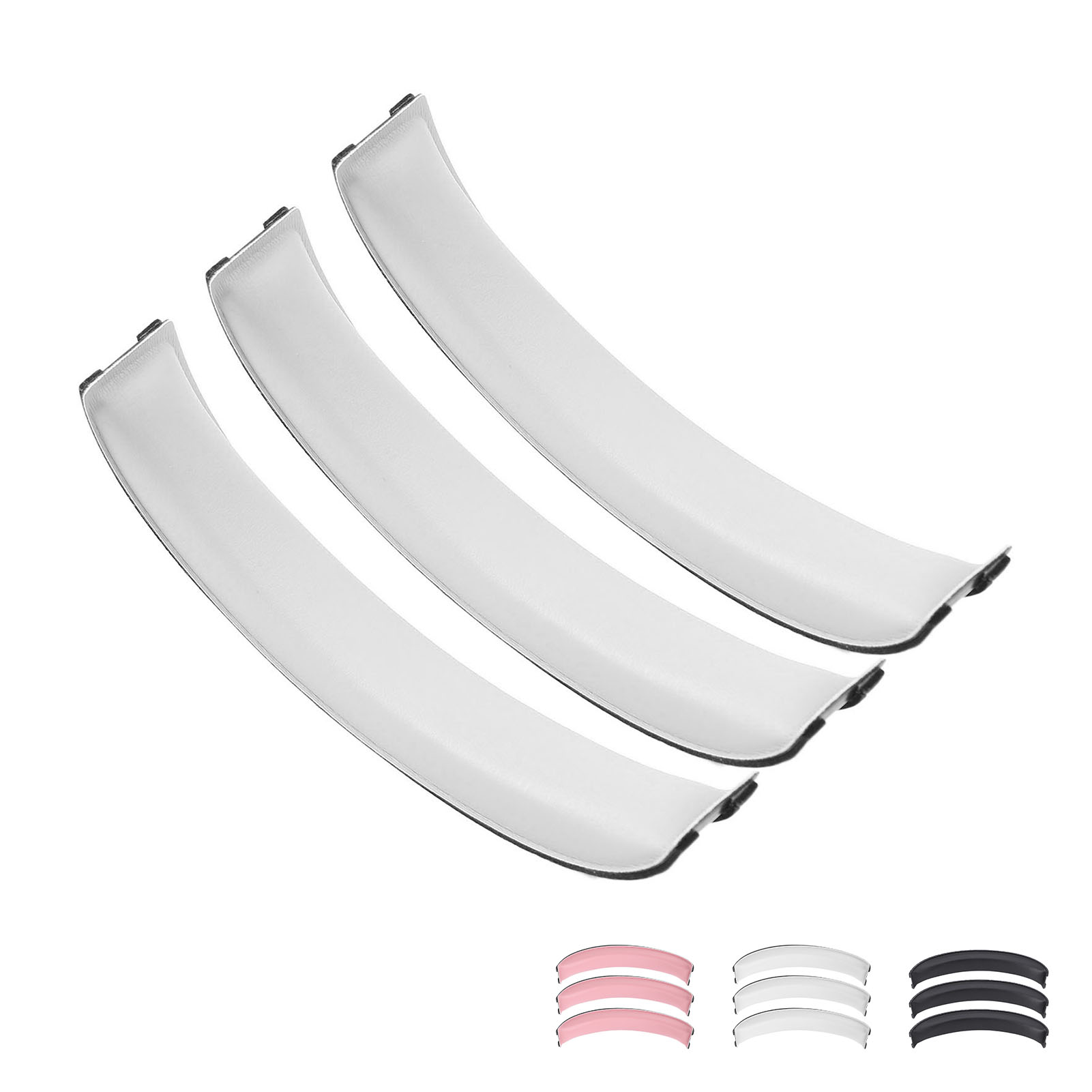 Hot 3PCS Headphone Headband Pad Soft Protein Leather DIY Headphone Head Cushion - Picture 31 of 33