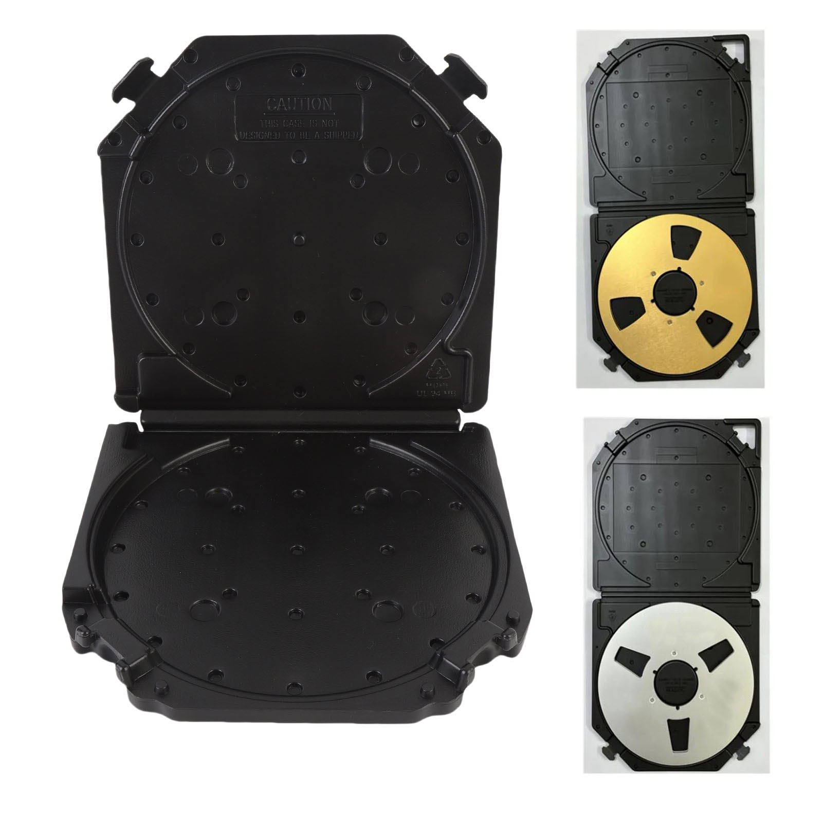 7in Empty Tape Storage Box Plastic Dust Proof Open Reel Tape Box With NEW - Zdjęcie 13 z 18