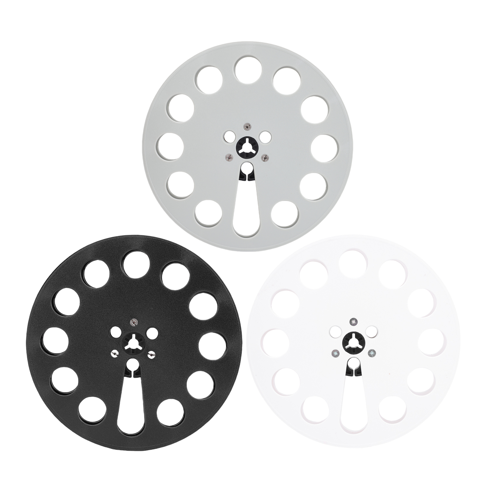 1/4 7in Empty Tape Reel Fit For Studer Recording Takeup Reel With 12 Ho HE - Picture 18 of 21