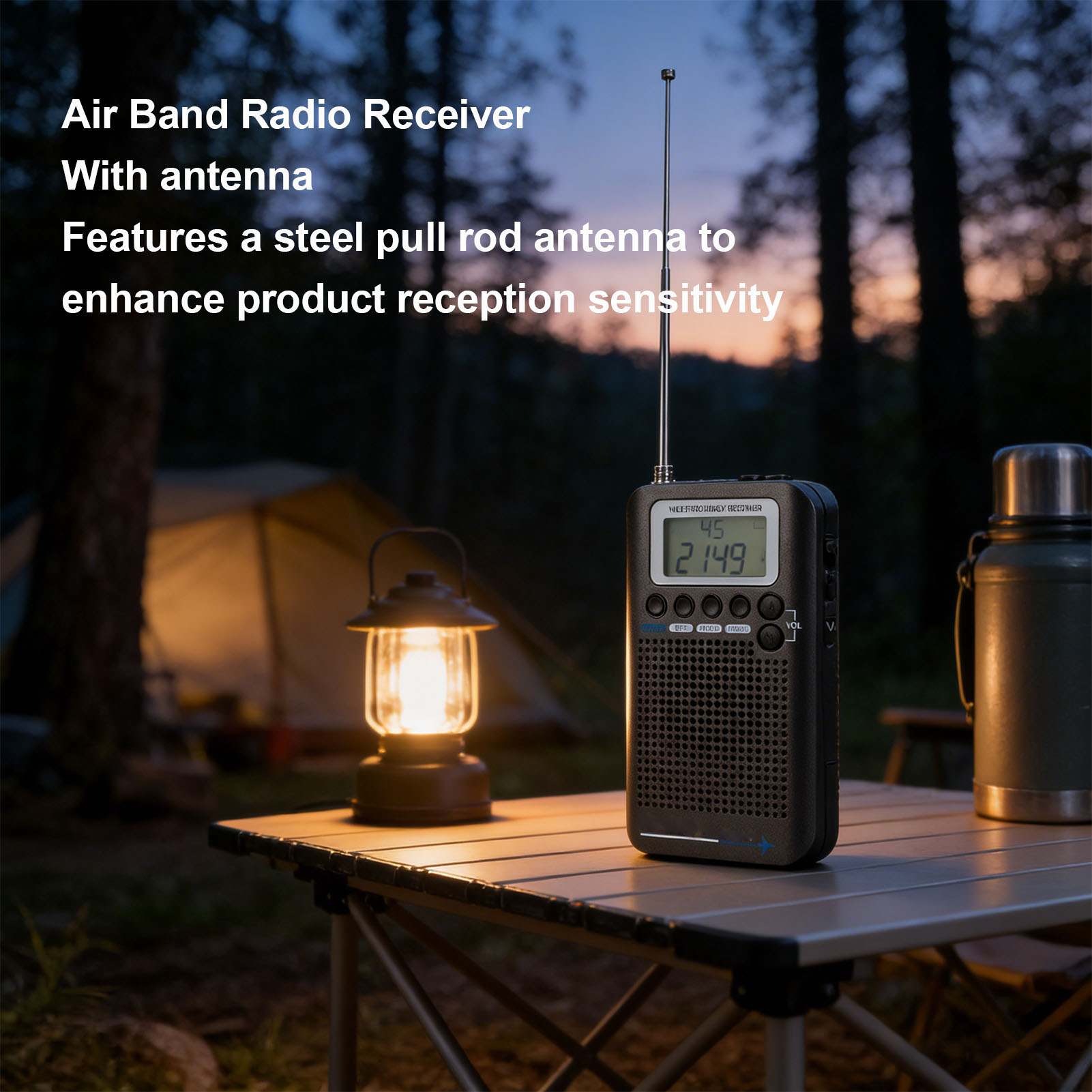 Air Band Radio Receiver AM FM CB SW VHF Full Band Handheld