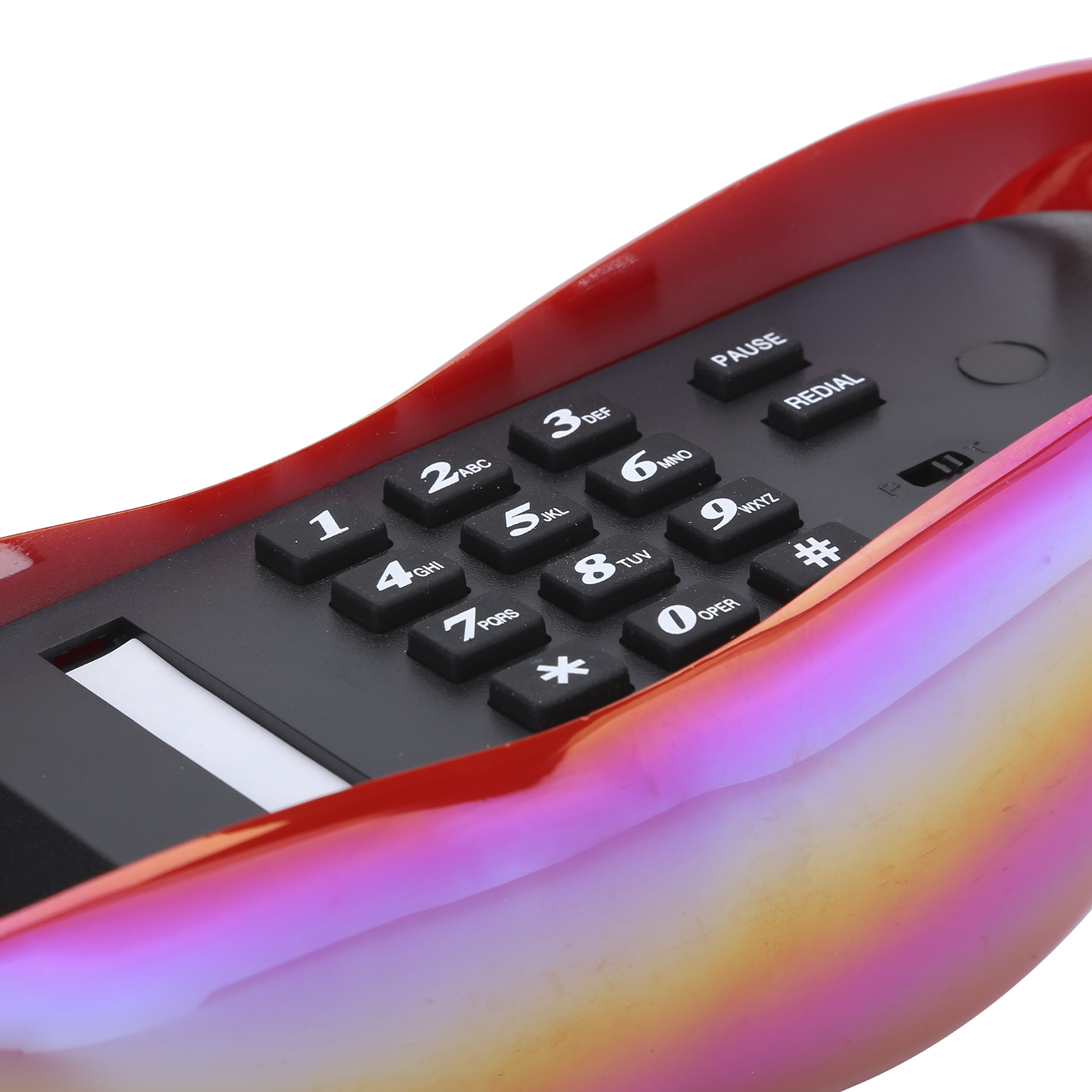 Galwanizacja Modny śmieszny telefon do ust WX-3016 Przechowywanie numerów US / UK W CB - Zdjęcie 23 z 23