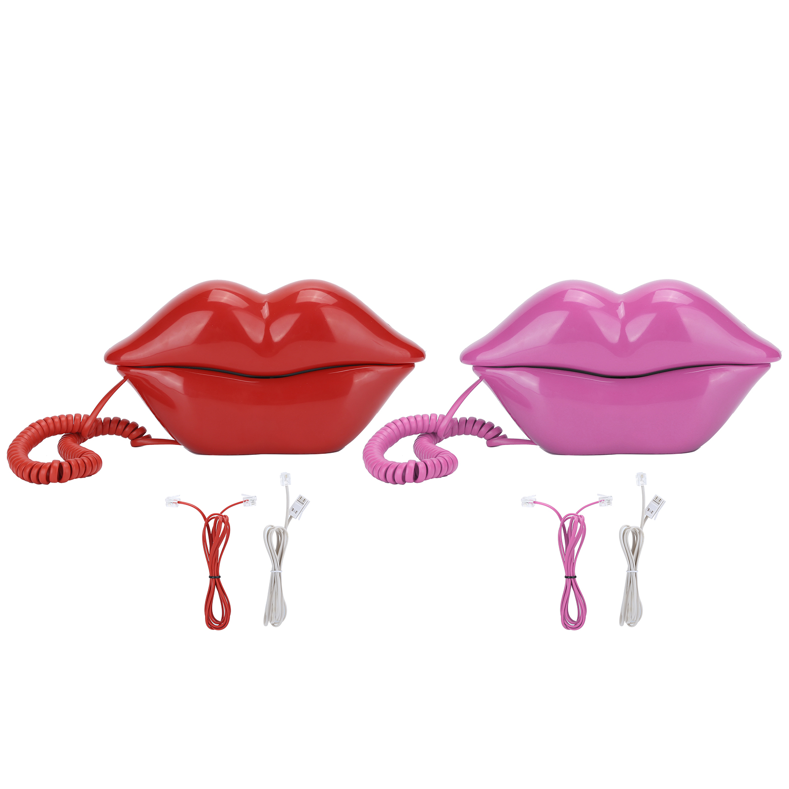 WX‑3016 Fashionable Funny Home Lip Telephone Number Storage Function With US/ FY - Zdjęcie 12 z 14