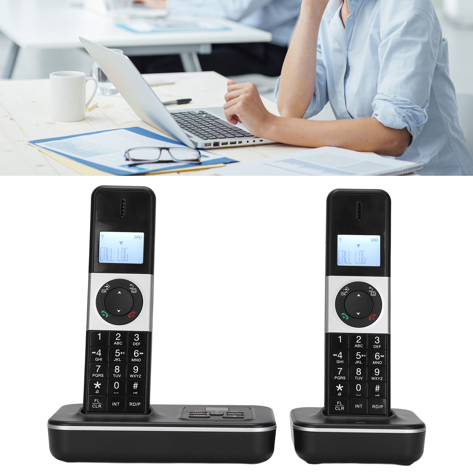D1002 TAMD Handy Phone Business Office Home Digital Cordless Recording Messa Fit - Zdjęcie 26 z 33