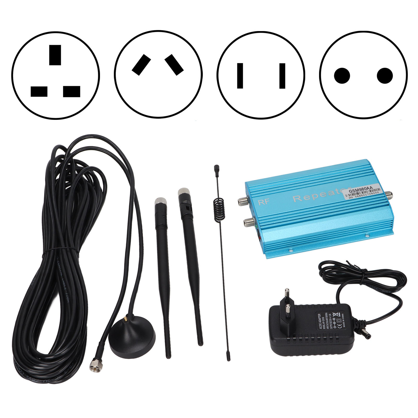 Cell Phone Signal Booster Omni Directional Mobile Phone Signal Repeater For New - Zdjęcie 18 z 18