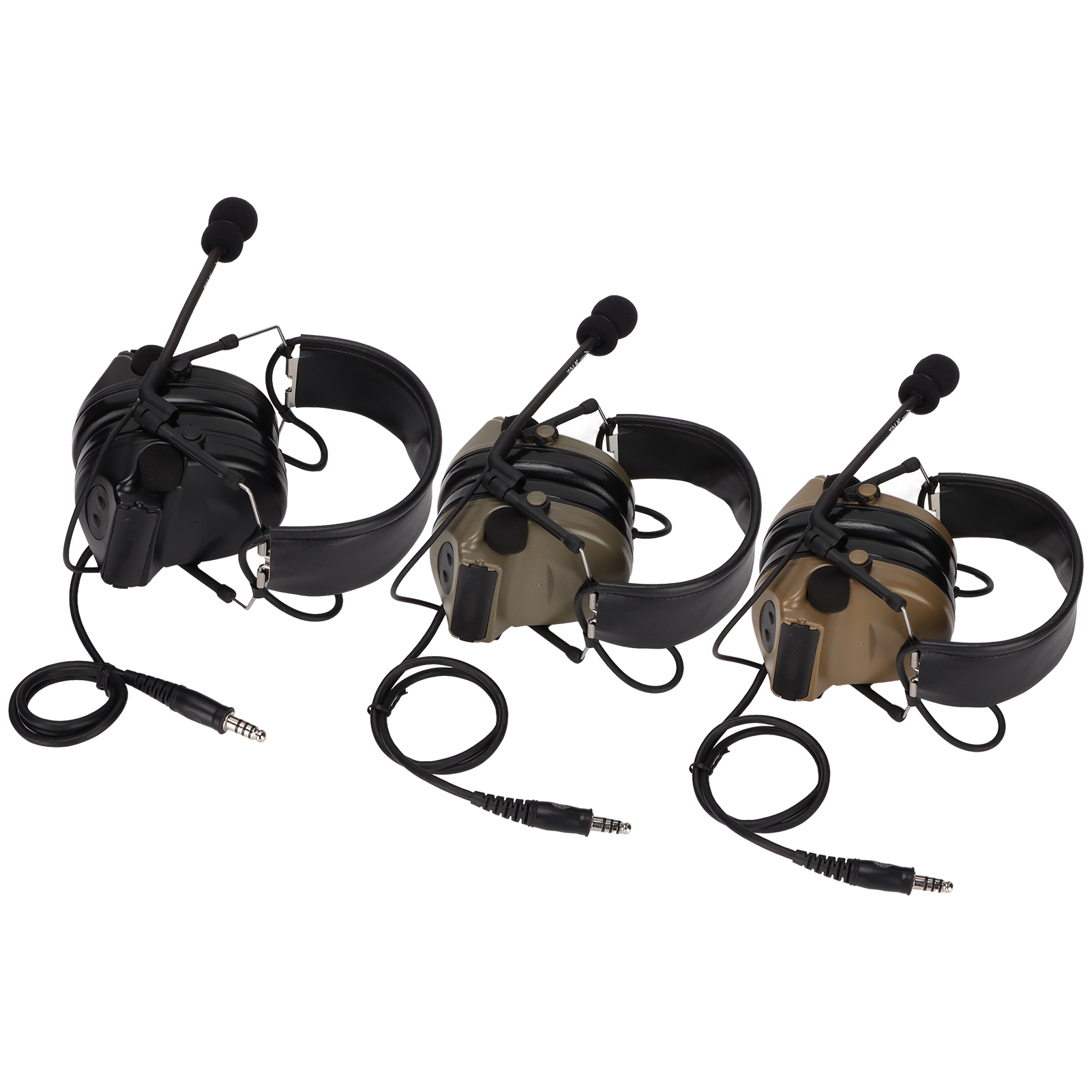 7.1mm Military Headset Noise Canceling Military Earmuff With U94 PTT For MOT SAL - Zdjęcie 23 z 28