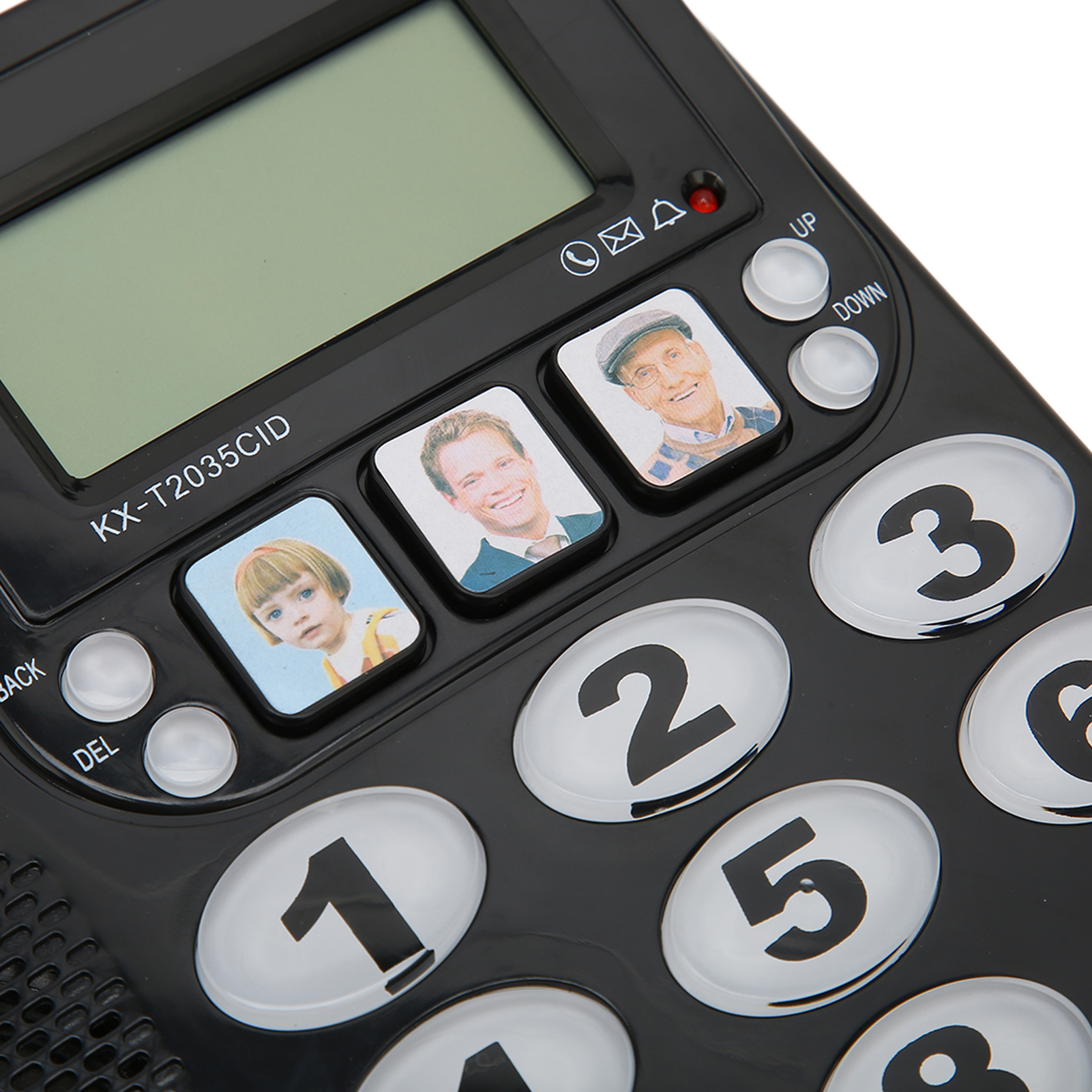 Corded Phone Caller ID Adjustable Ringtone Shortcuts Memory Wired Landline W Fit - Afbeelding 28 van 28