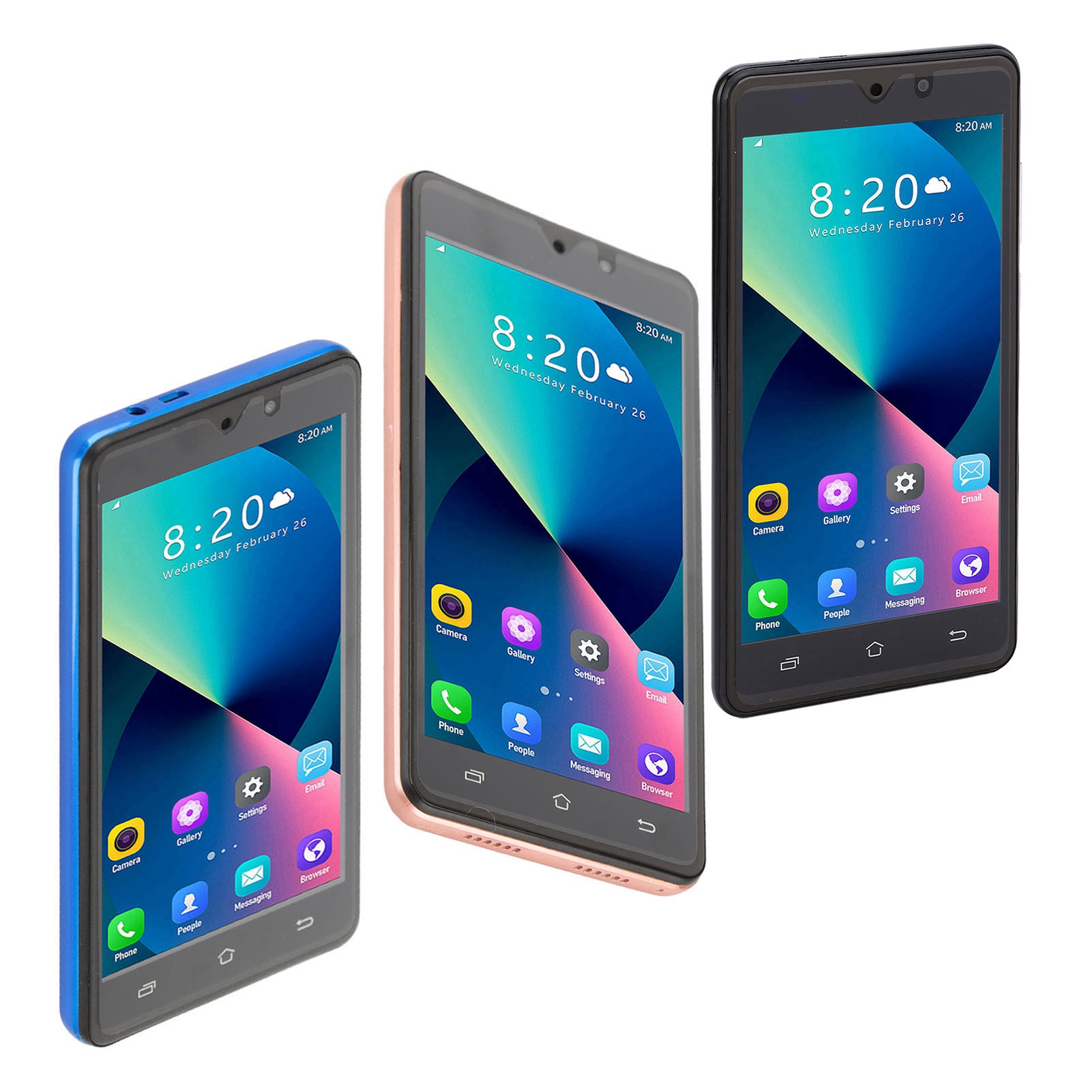 5.5in Dual SIM Smartphone 3G HD Touch Screen 3000mAh Battery 1GB RAM 8GB ROM CB - Zdjęcie 25 z 31