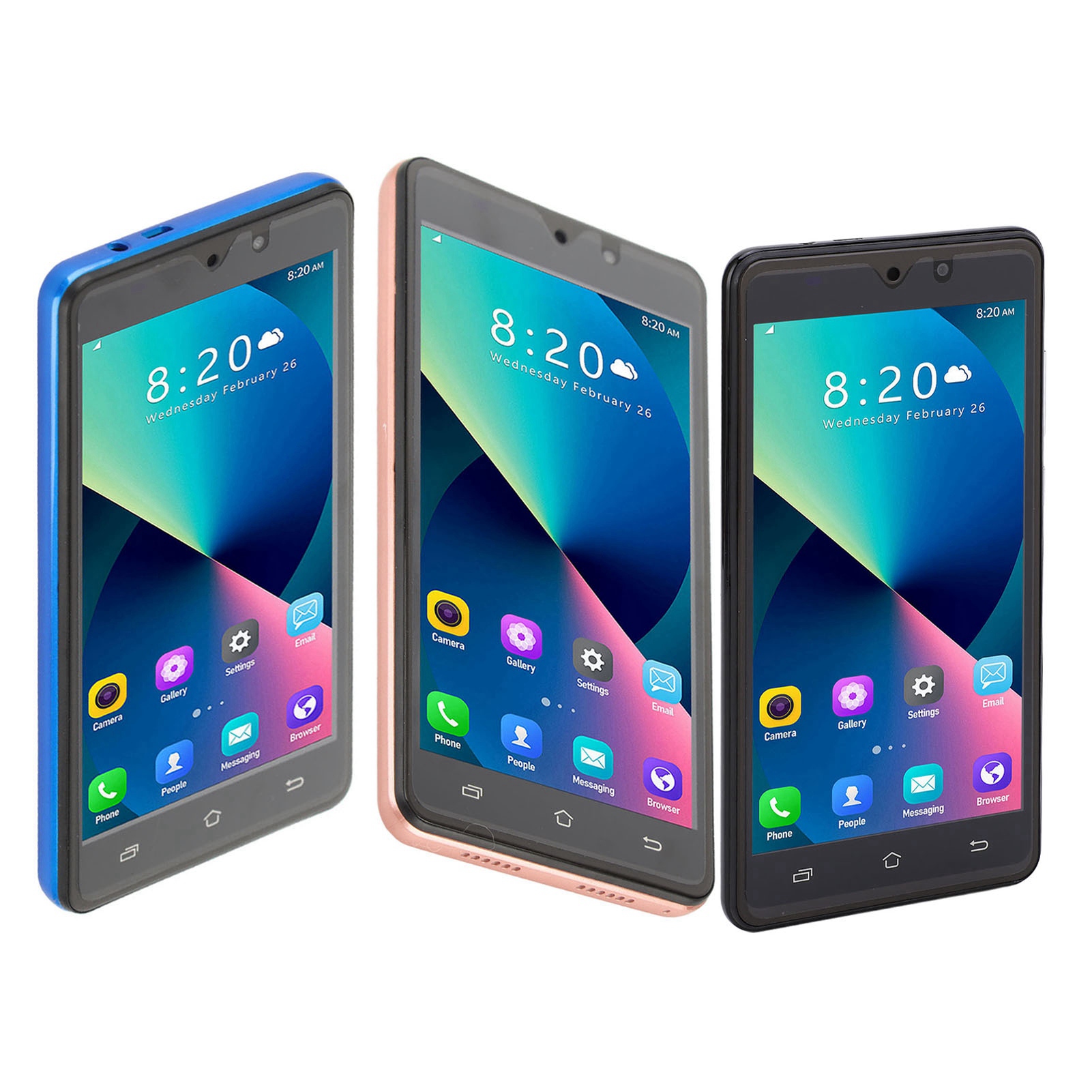 5.5in Dual SIM Smartphone 3G HD Touch Screen 3000mAh Battery 1GB RAM 8GB ROM FY - Zdjęcie 26 z 31