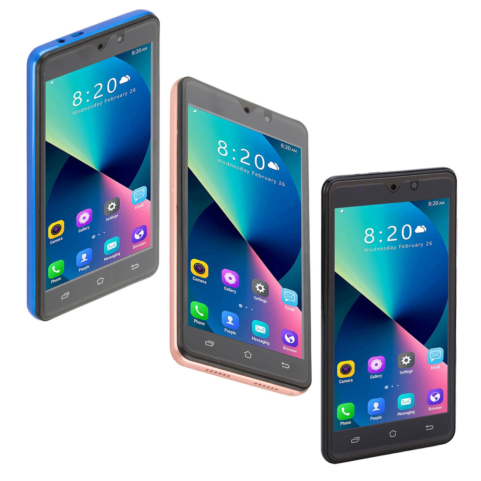 5.5in Dual SIM Smartphone 3G HD Touch Screen 3000mAh Battery 1GB RAM 8GB ROM FY - Zdjęcie 31 z 31