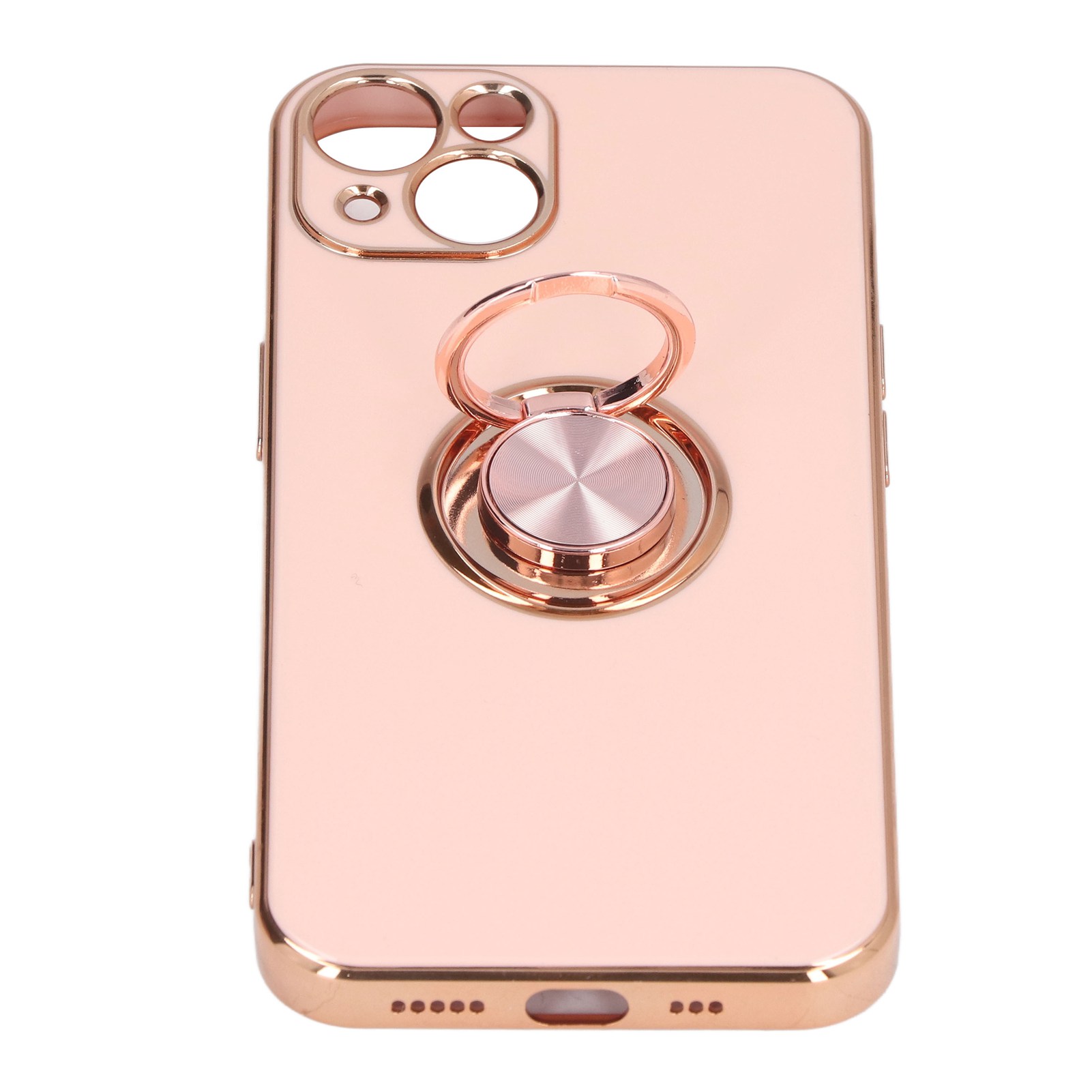 Mobile Phone Case For 13 With Rose Gold Glitter Plated Ring Stand Ult EOM - Photo 20 sur 21