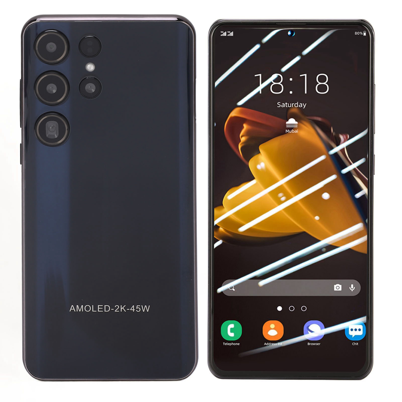 Unlocked Smartphone For Andr-oid 13.0 6.53in 6GB RAM 128GB ROM Mobile Phone NEW - Imagen 15 de 21