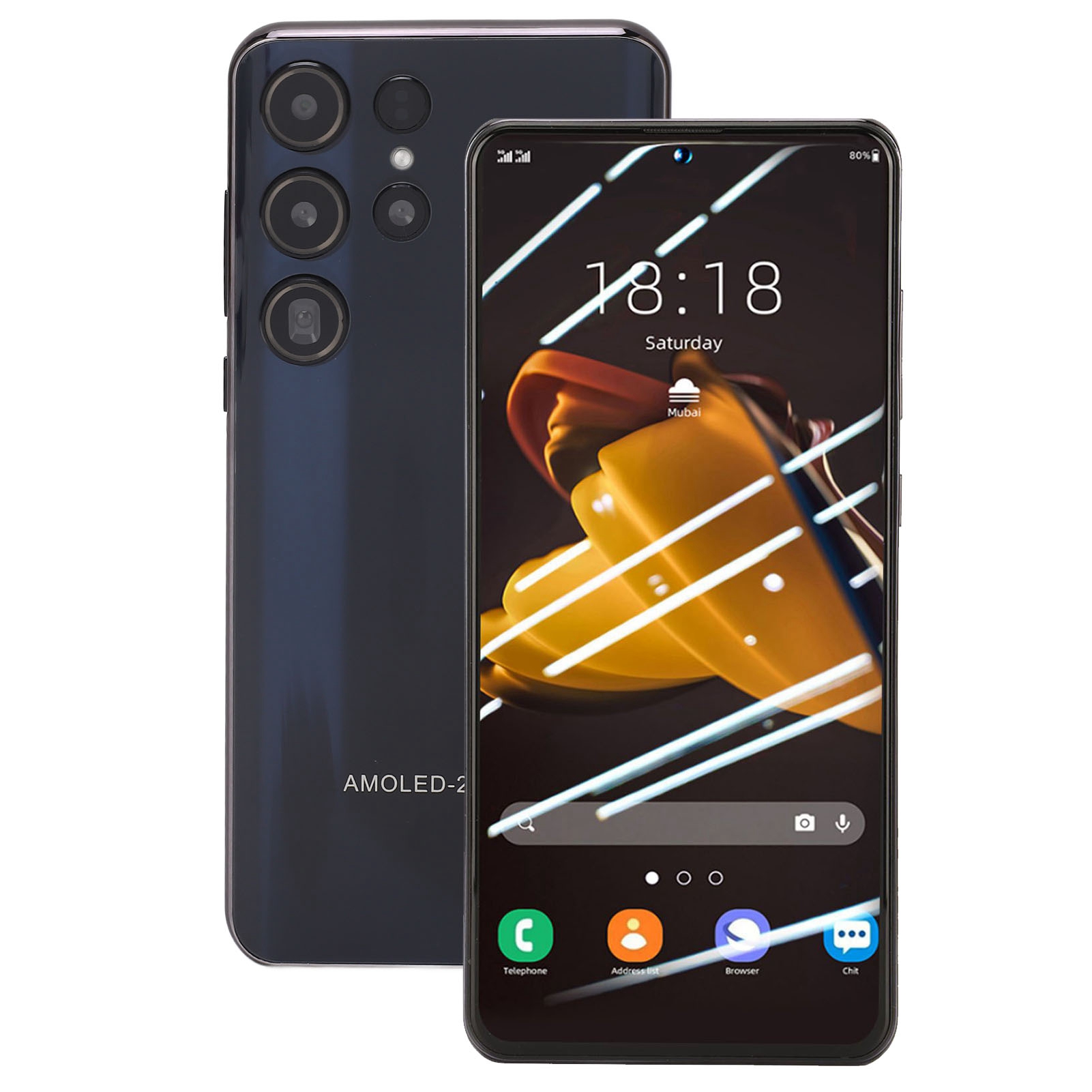 Unlocked Smartphone For Andr-oid 13.0 6.53in 6GB RAM 128GB ROM Mobile Phone NEW - Imagen 13 de 21