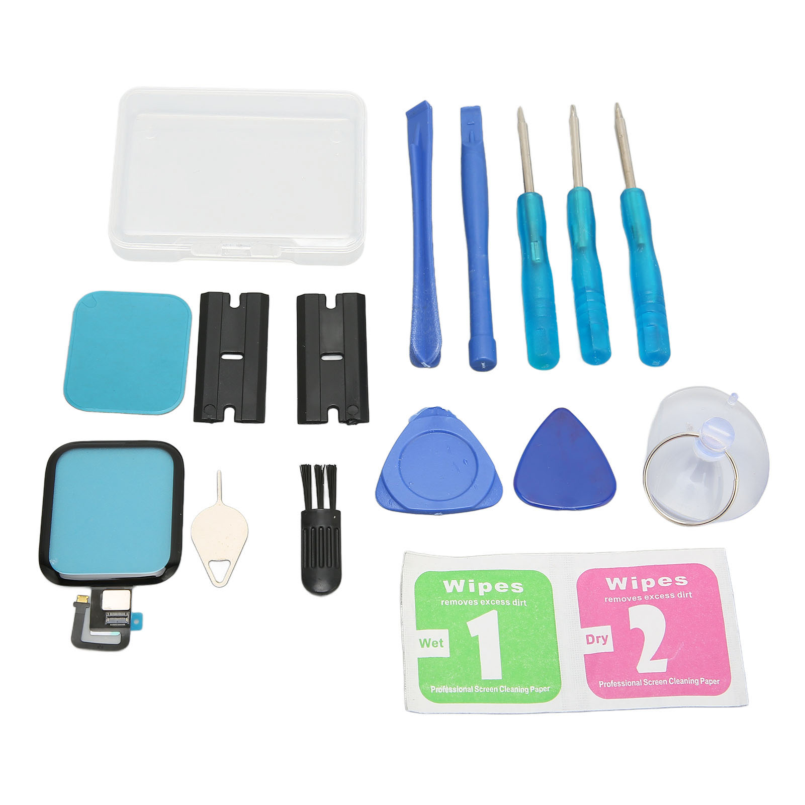Watch Front Glass Lens Replacement Watch Screen Repair Kit Touch Screen Digit FY - Zdjęcie 29 z 30