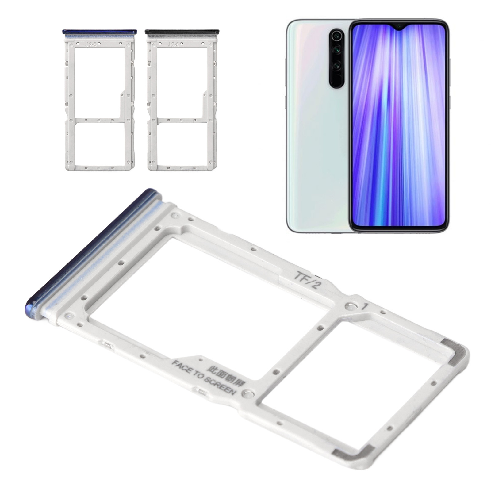 Zestaw tacek na karty SIM Plastikowa szczotka Wysuwanie Pin Przechowywanie Gniazdo karty Uchwyt Smartphone FY - Zdjęcie 25 z 29
