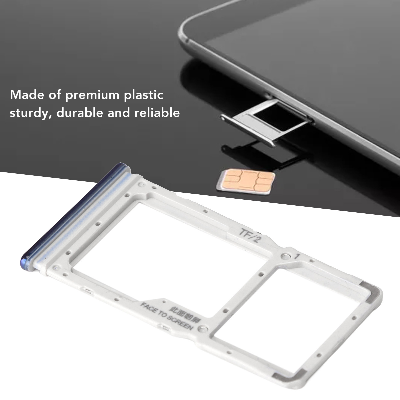 Zestaw tacek na karty SIM Plastikowa szczotka Wysuwanie Pin Przechowywanie Gniazdo karty Uchwyt Smartphone FY - Zdjęcie 26 z 29