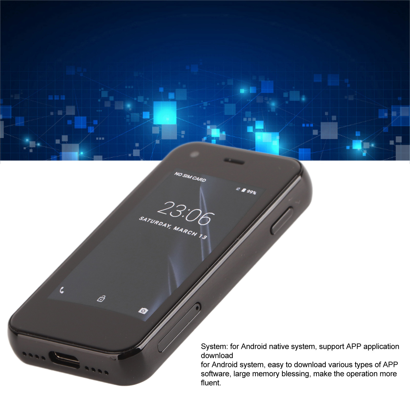 XS11 Mini Mobile Phone 2.5in WiFi GPS 1GB 8GB Quad Core For Andr-oid Smart P Hot - Picture 25 of 36