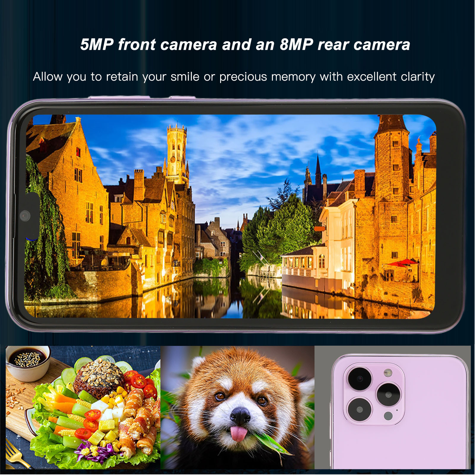 IP14 Pro Smartphone 6.1in 4GB RAM 32GB ROM Ultrathin Face Recognition Dual C Set - Picture 18 of 27