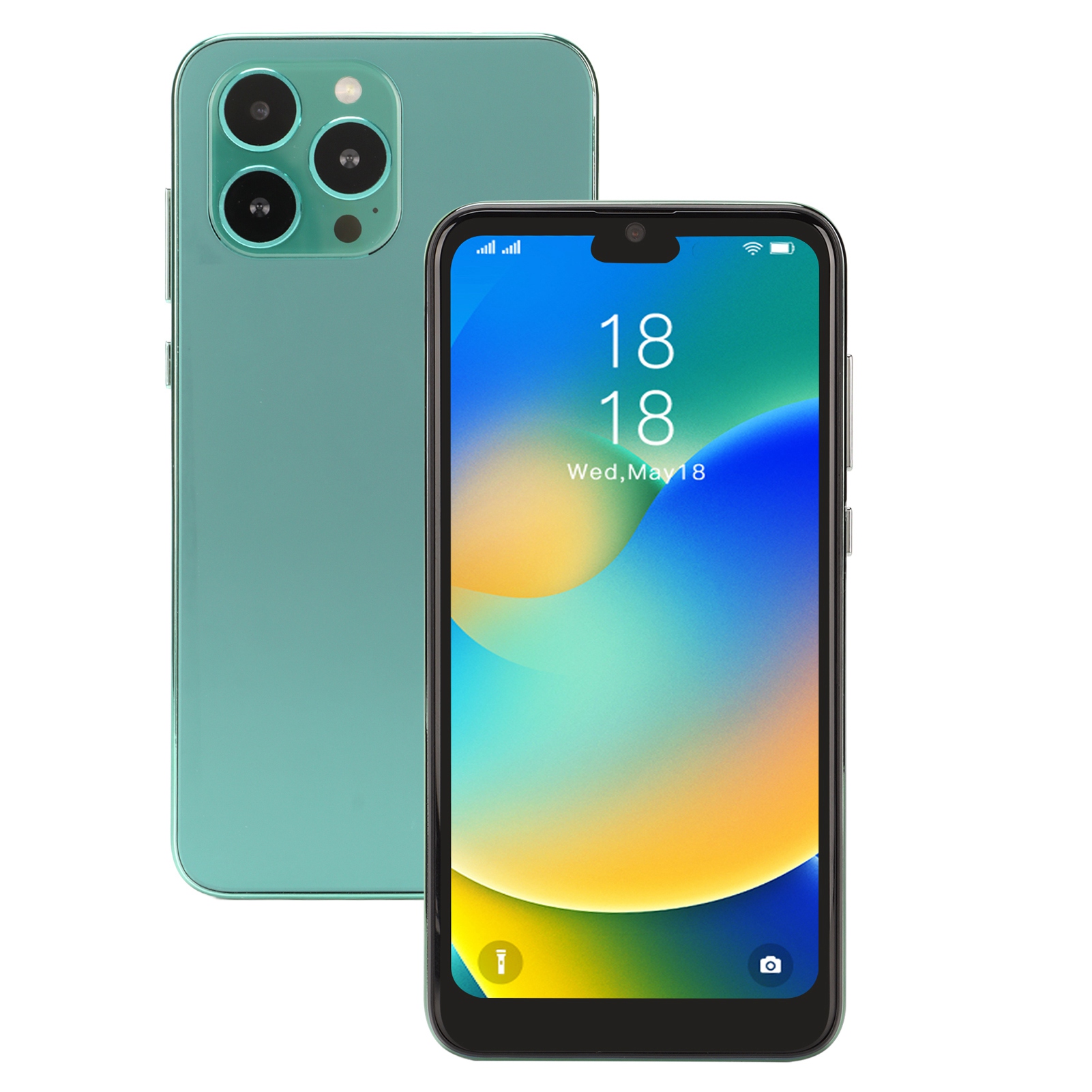 I14pro Smartphone Green 6.1in 4GB RAM 32GB ROM 6800mAh Battery Mobile Ph Hot - Photo 13/21