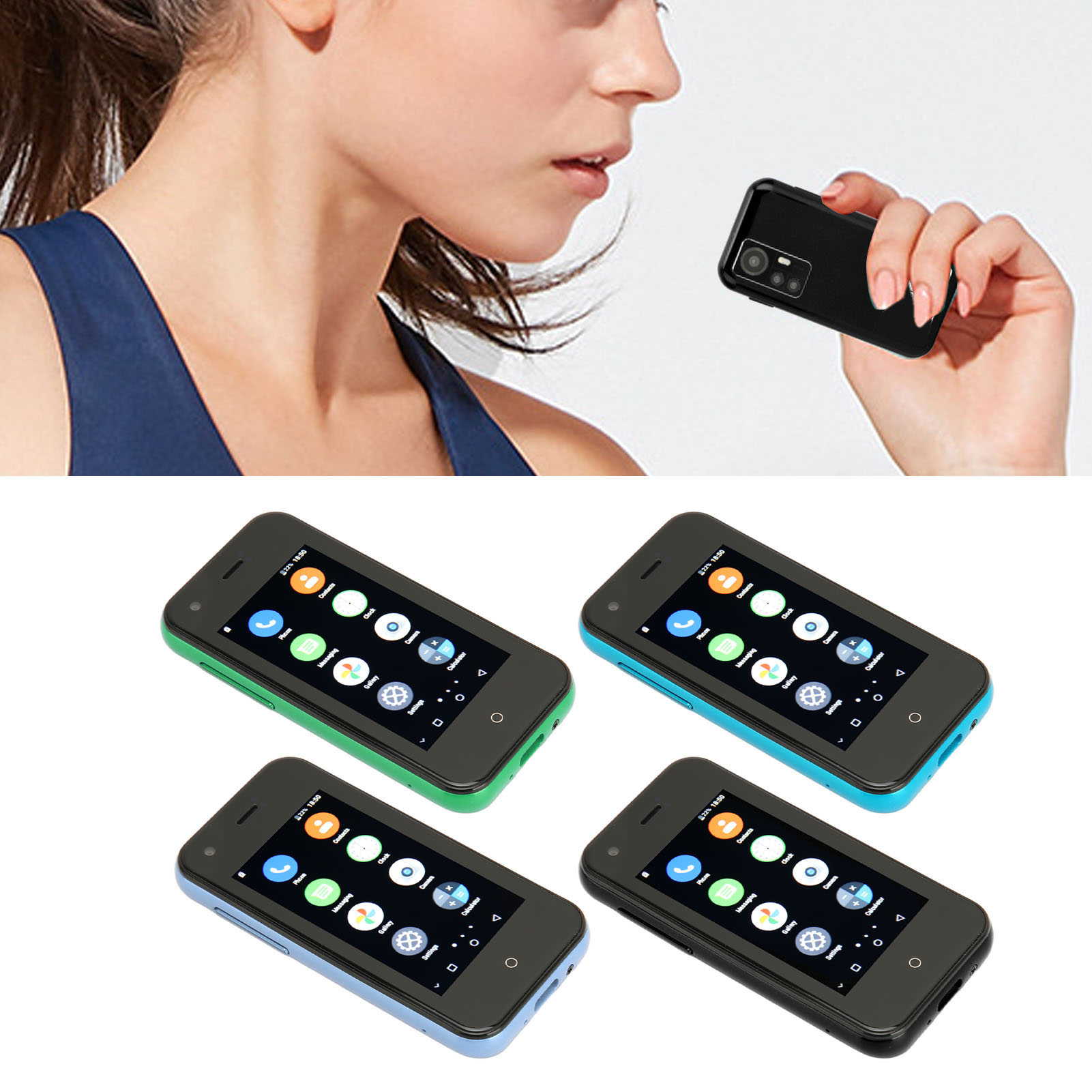 Soyes D18 Mini Mobile Phone 3G Mini For Andr-oid Smartphone 2.5in Wifi 1GB 8G FG - Picture 29 of 33