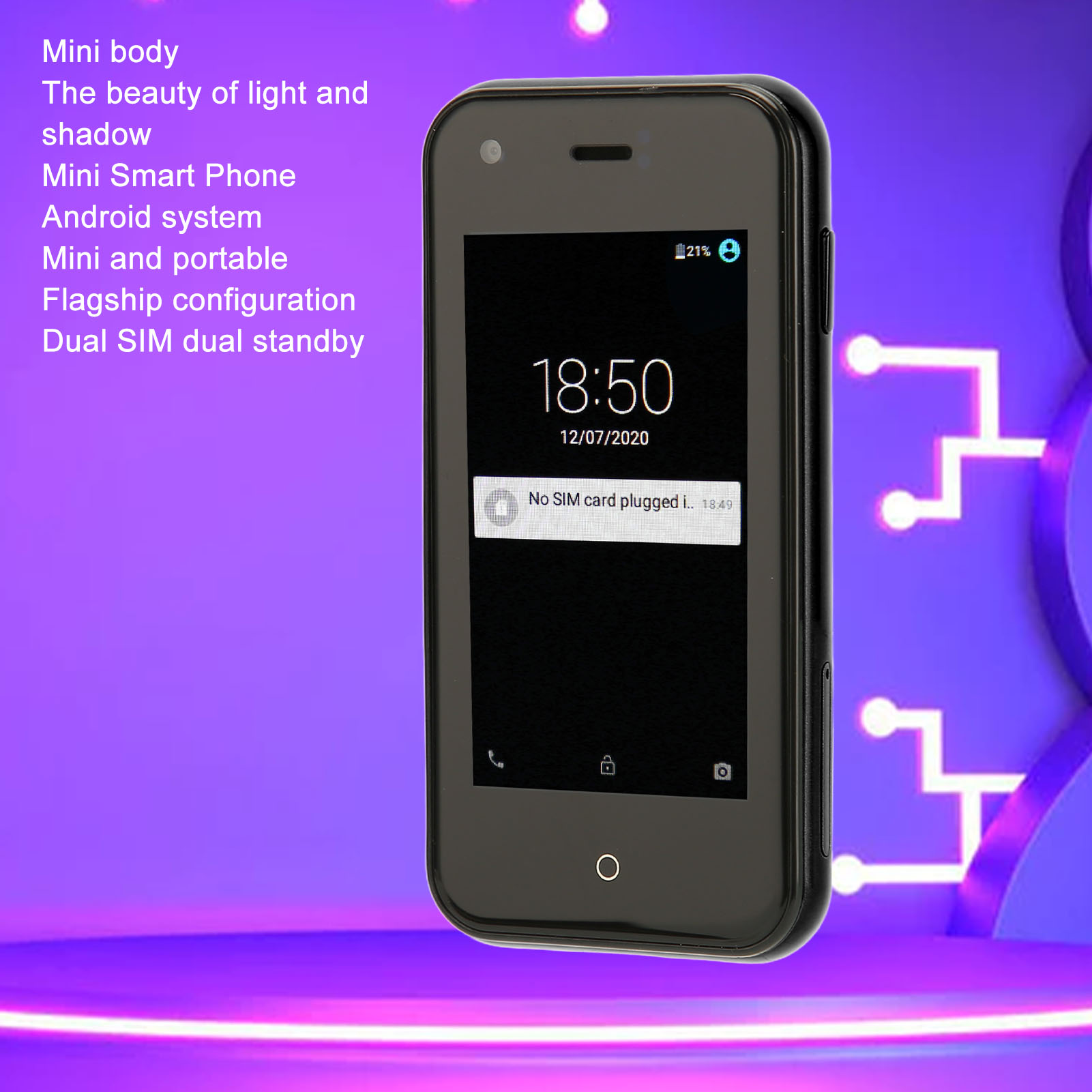 Soyes D18 Mini Mobile Phone 3G Mini For Andr-oid Smartphone 2.5in Wifi 1GB 8G FG - Picture 26 of 33