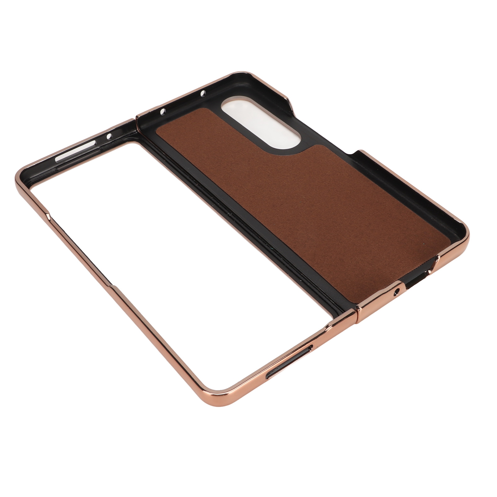 Folding Phone Case For Samsung Z Fold 4 Nano Electroplated Leather St SG5 - Zdjęcie 27 z 34