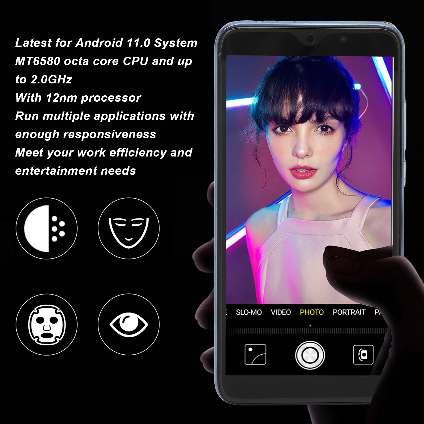 New Smartphone 5.72in HD Octa Core 4800mAh 2GB RAM 16GB ROM Support WiFi Cellpho - Picture 28 of 30