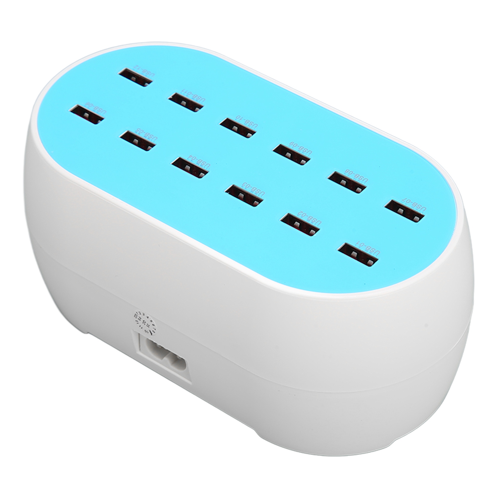 120W 12 Port USB Charging Station Portable Heat Resistant USB Hub Charger 10 EOM - Photo 16 sur 18