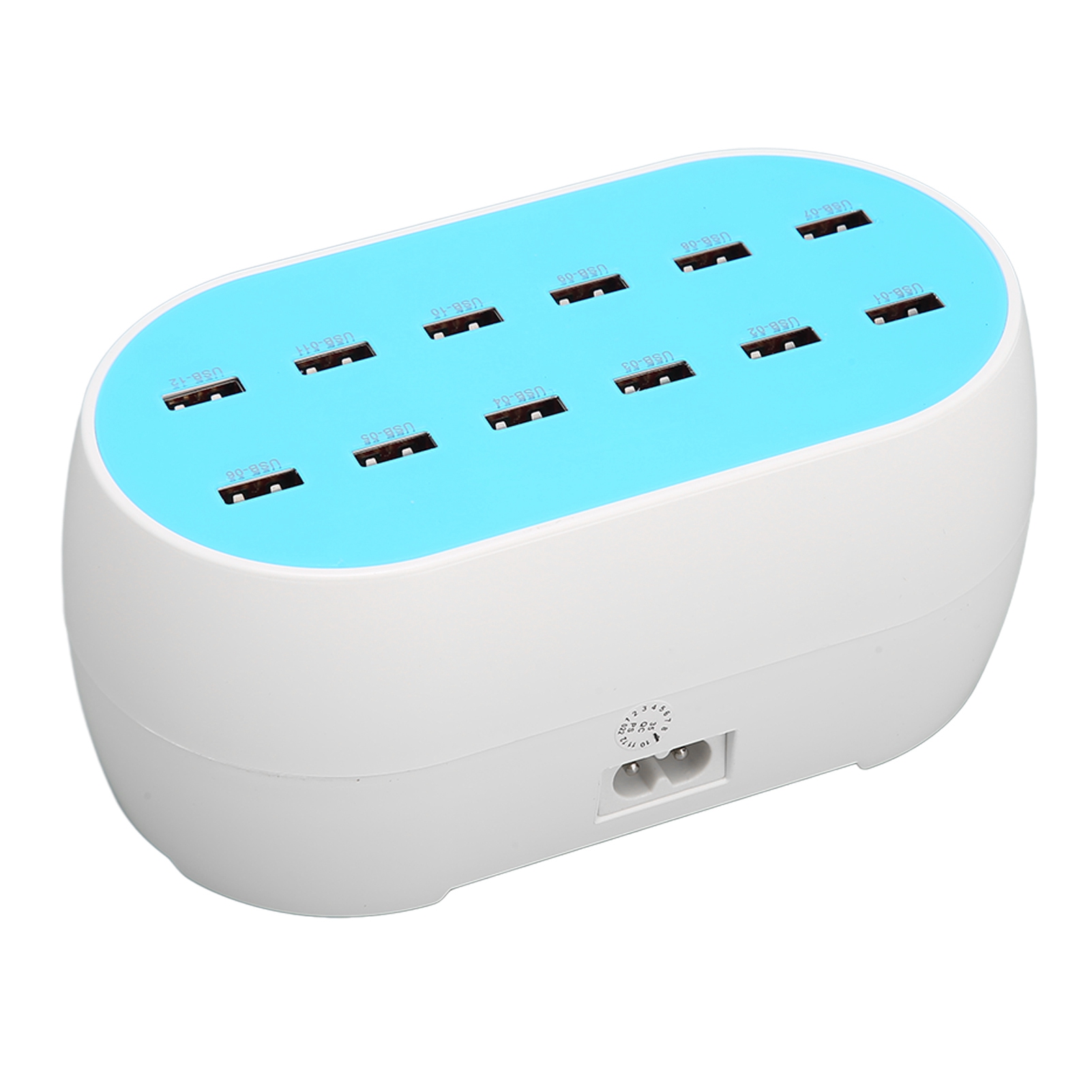 120W 12 Port USB Charging Station Portable Heat Resistant USB Hub Charger 10 EOM - Photo 17 sur 18