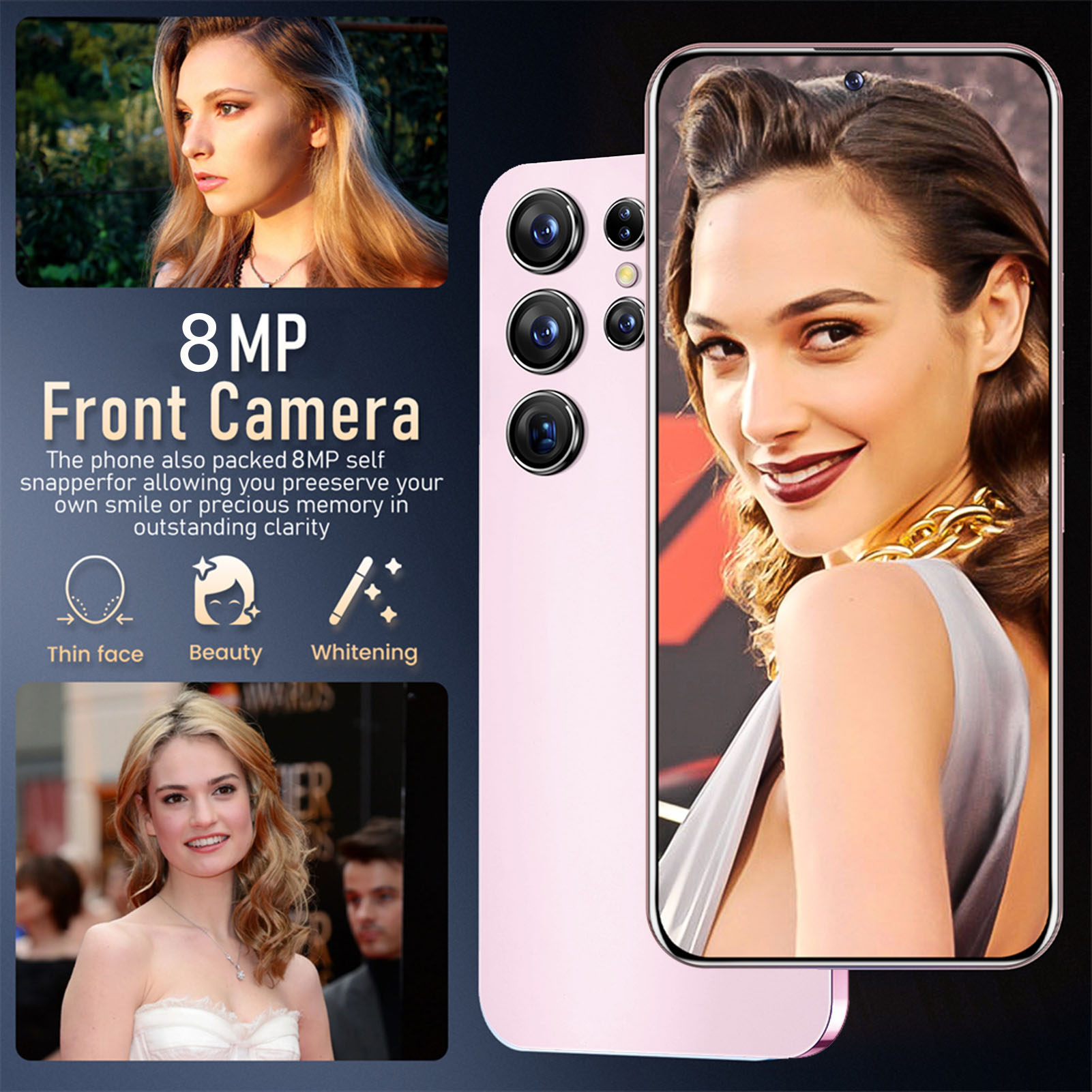 S23 Ultra 6.6in Smartphone For Andriod 10.0 4GB 64GB Cellphone WiFi 2280x320 Hot - Photo 19/21