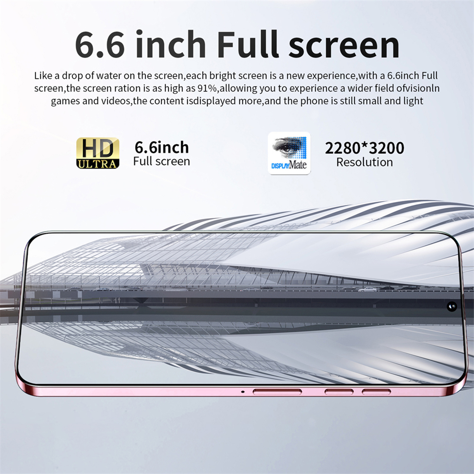 S23 Ultra 6.6in Smartphone For Andriod 10.0 4GB 64GB Cellphone WiFi 2280x320 Hot - Photo 16/21