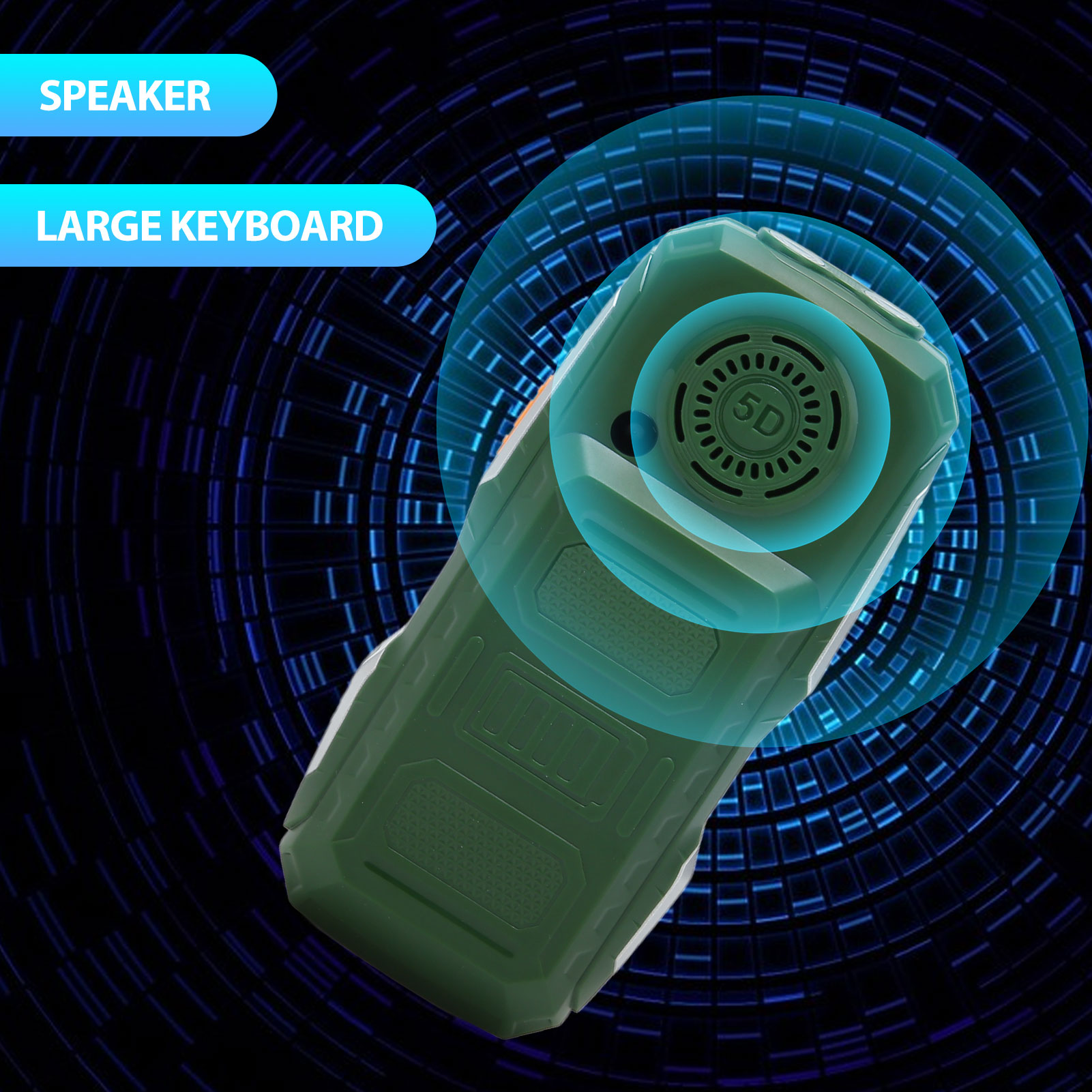 New Big Button 2G Senior Cell Phone Dual SIM Card 2400mah Unlocked Cell Phone Fo - Picture 26 of 30