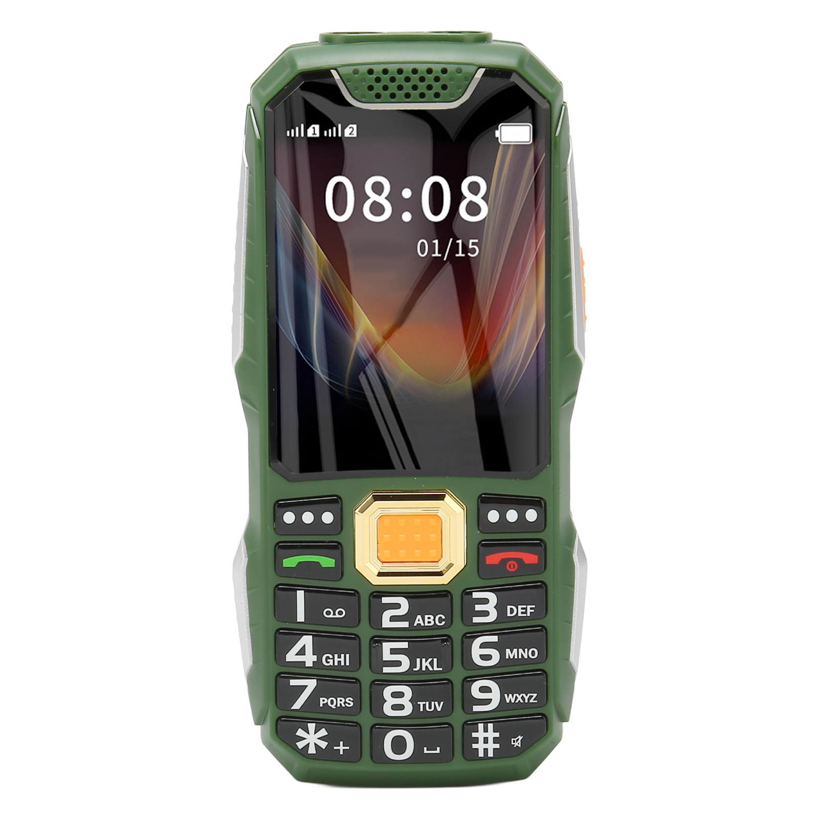 New Big Button 2G Senior Cell Phone Dual SIM Card 2400mah Unlocked Cell Phone Fo - Picture 14 of 30