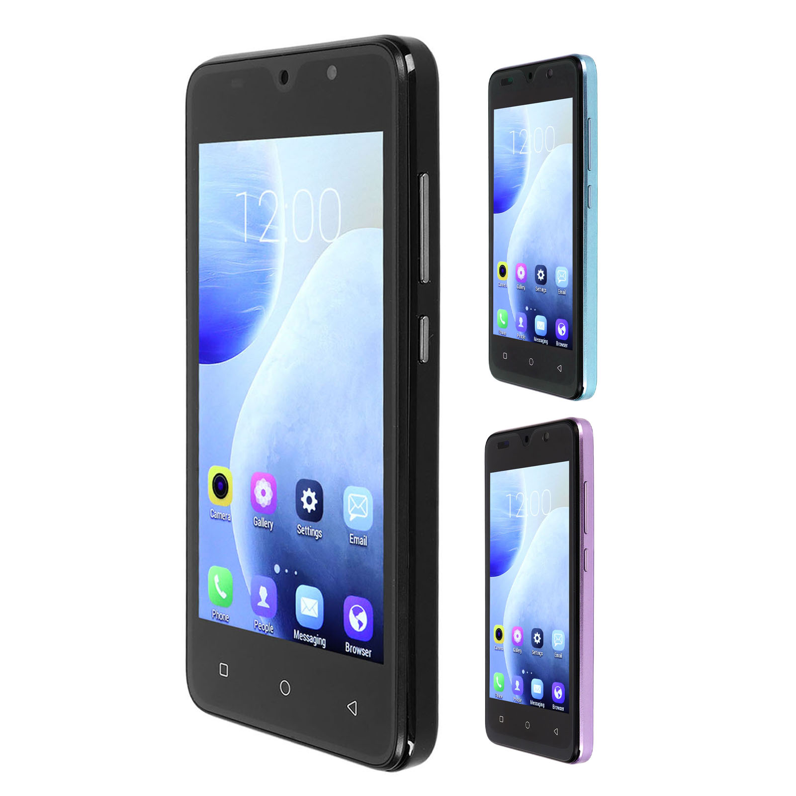 5.0in Smart Phone 2GB RAM 16GB ROM Front 2MP Rear 5MP Face Recognition Unloc SDS - Picture 27 of 33