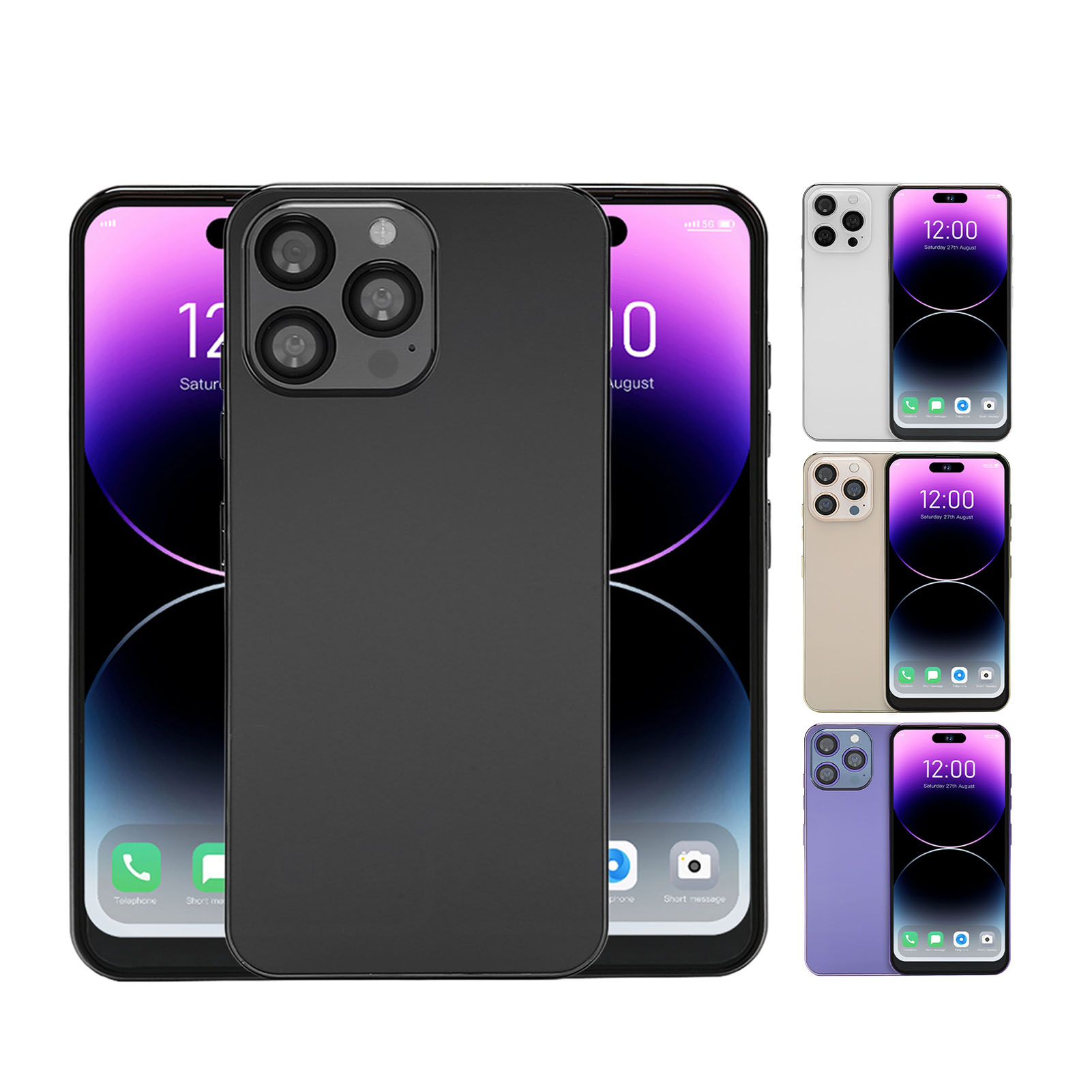 I14promax Smartphone For Andr-oid 10.0 6.6in Screen 4GLTE 5GWiFi 4GB RAM 64G BEA - Picture 13 of 21