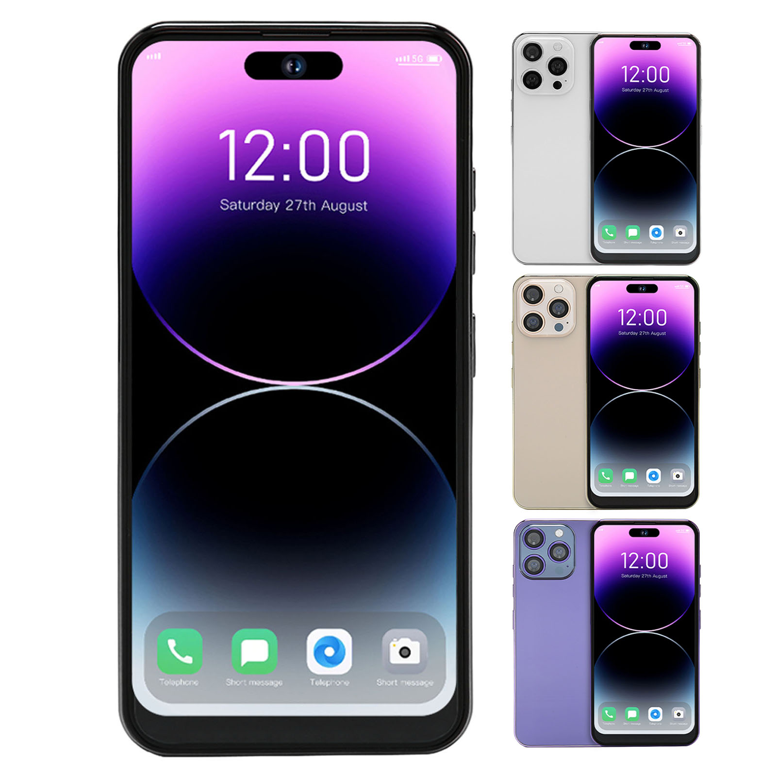 I14promax Smartphone For Andr-oid 10.0 6.6in Screen 4GLTE 5GWiFi 4GB RAM 64G BEA - Picture 20 of 21