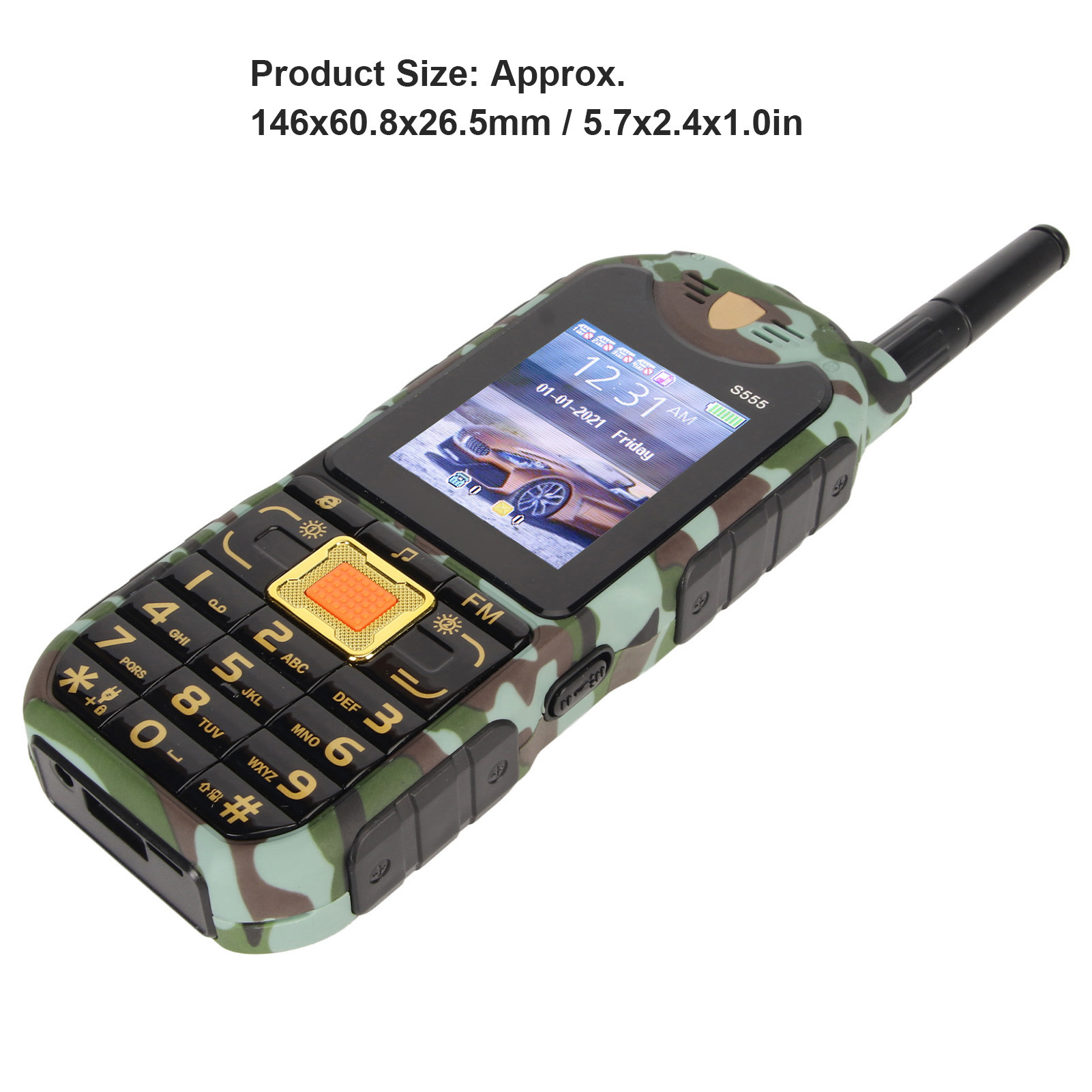 S555 2G Phone Unlocked For Elderly Big Button 2.2 Inch Senior Basic Phone Hi PLM - Picture 20 of 21