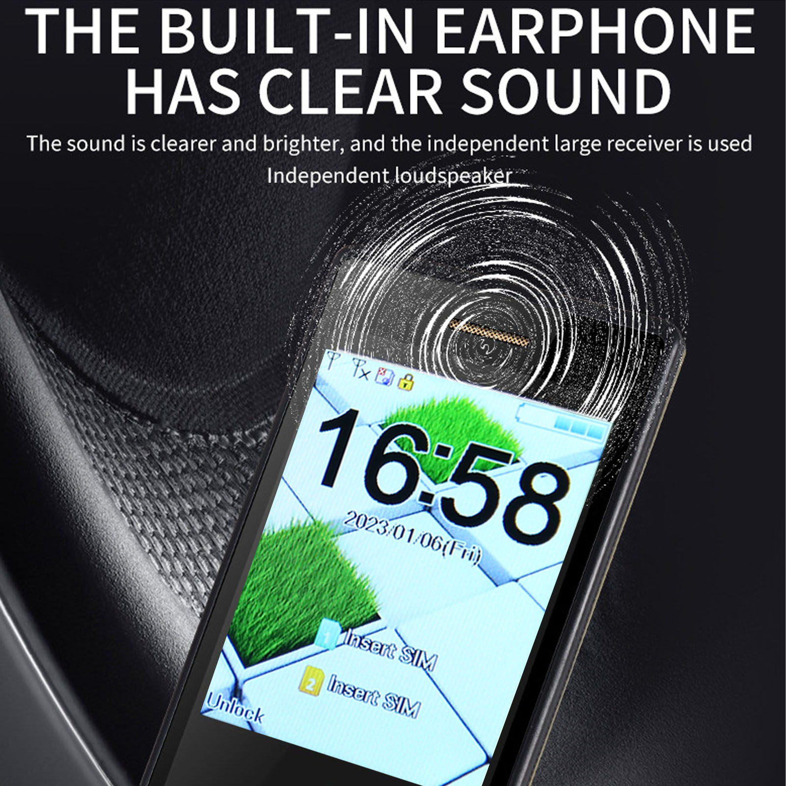 New 2G Big Button Flip Phone Dual SIM Cards 5900mAh Unlocked Flip Phone For Seni - Picture 22 of 27