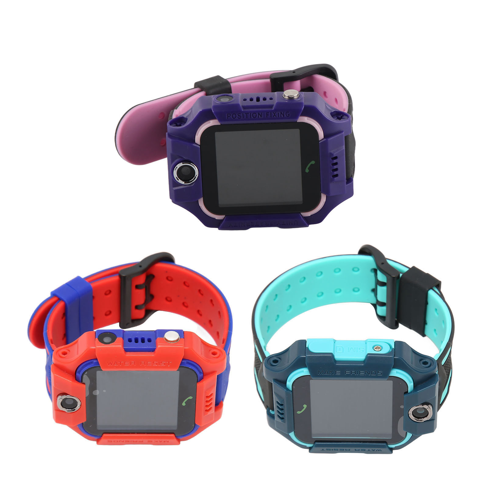 Kids Smartwatch 1.44in HD Color Touch Screen 2G GSM Cell Phone Intelligent W NEW - Afbeelding 21 van 21